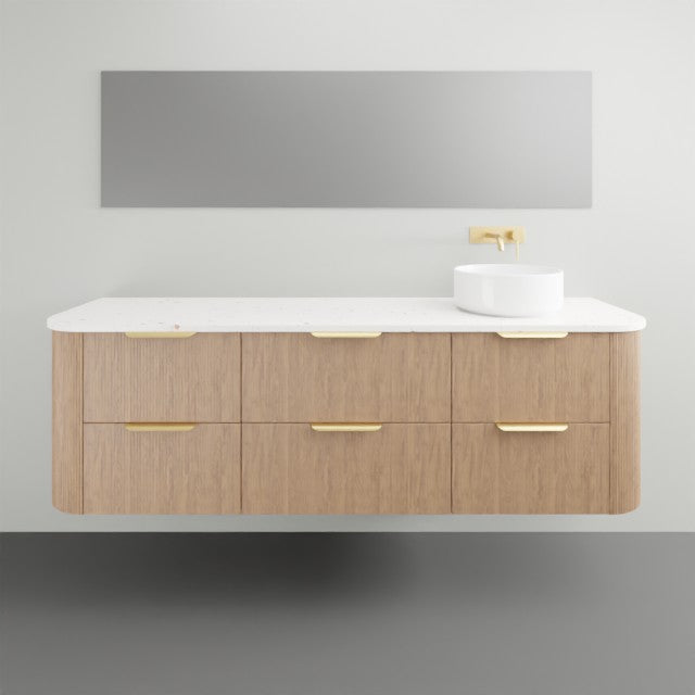 ADP Thirroul Wall Mounted Bathroom Vanity with Sink - Modern Floating Vanity for Small Bathrooms, Powder Rooms & Master Baths