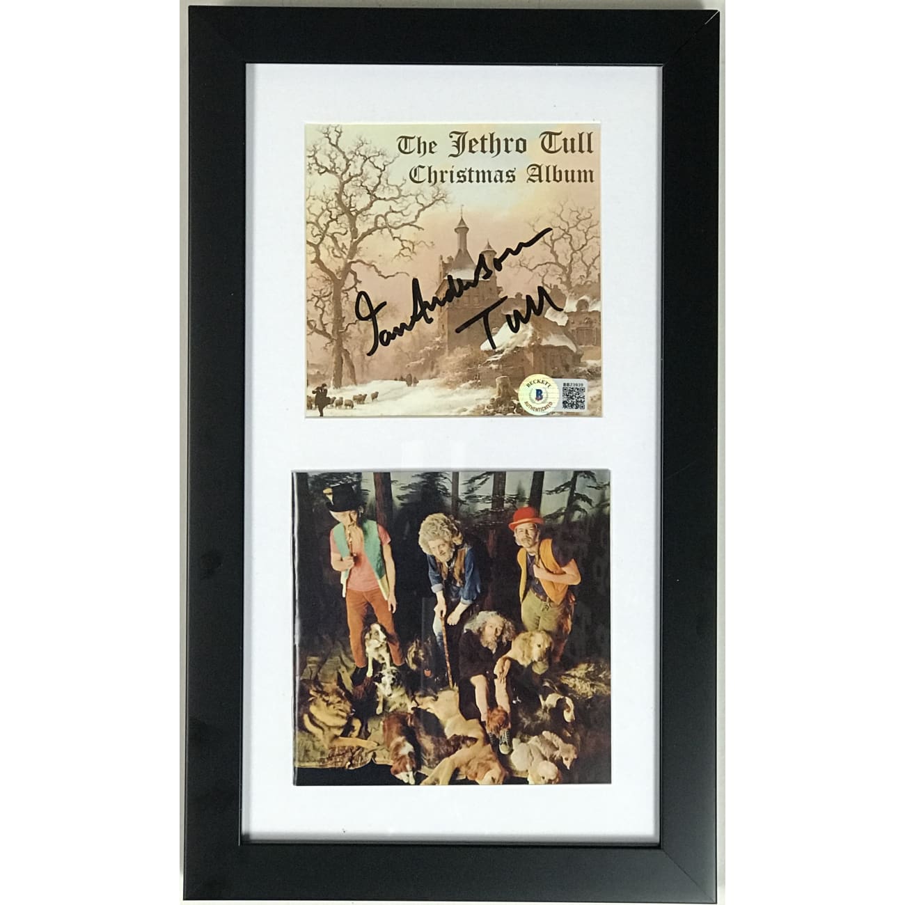 Jethro Tull Christmas Album Signed with BAS COA - Limited Edition Collectible Vinyl Record - Perfect for Holiday Music Lovers & Rock Memorabilia Collectors