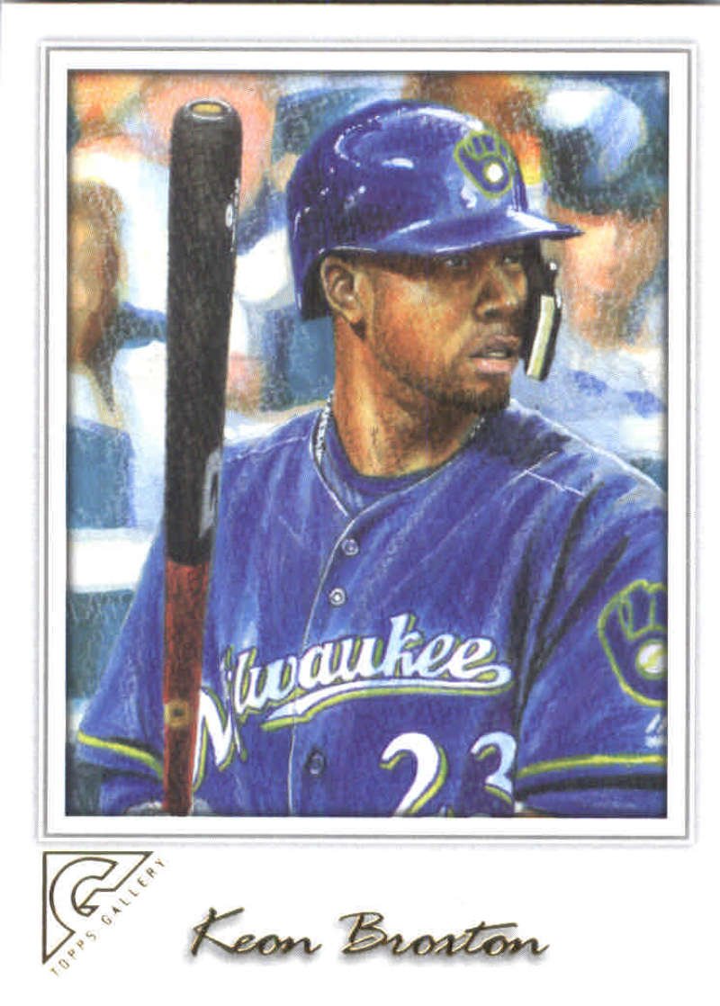 2017 Topps Gallery #112 Keon Broxton Milwaukee Brewers Baseball Card - Rare Collectible for Sports Memorabilia Fans & Trading Card Enthusiasts - Perfect for Display, Trading, and Investment Collections