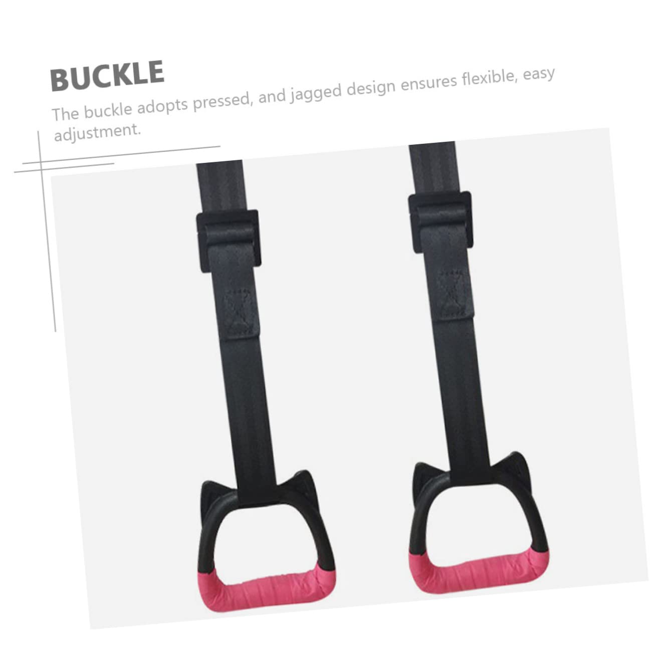 Adjustable Kids Gymnastic Rings Set - Steel Buckle Hanging Rings for Children's Home Gym, Outdoor Play & Fitness Training - Perfect for Indoor Exercise, Backyard Swings & Climbing Activities