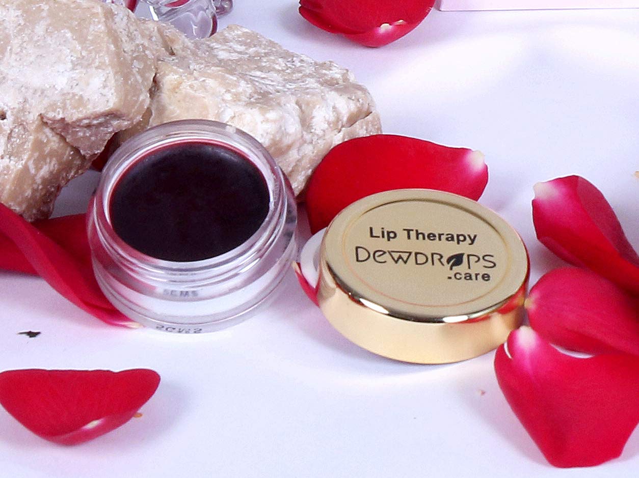 Dewdrops Naturalcare Rose Essential Oil Tinted Lip Balm - Hydrating & Nourishing for Dry Lips - Perfect for Daily Use, Makeup, and On-the-Go Care