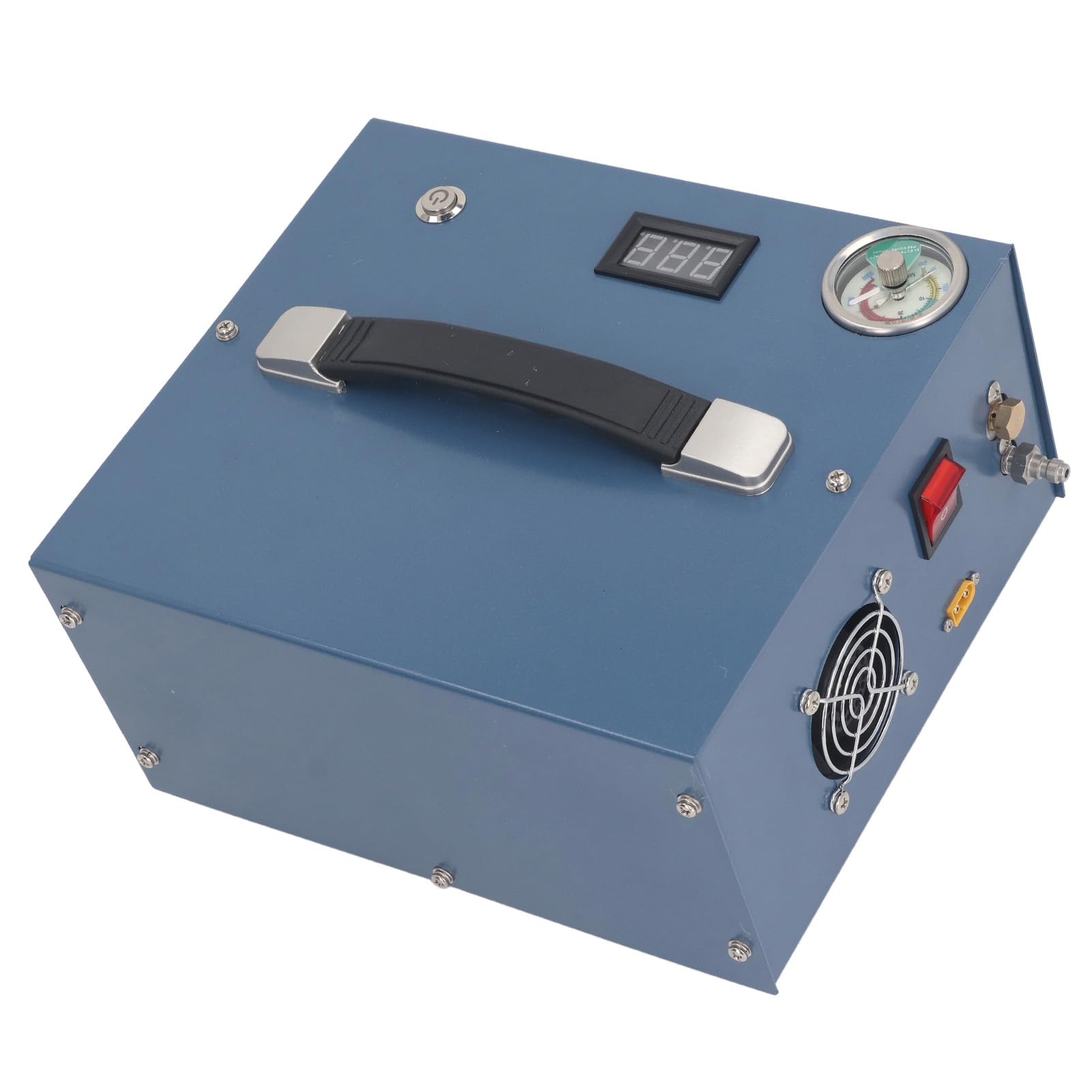 4500Psi Portable PCP Air Compressor - AC105-255V/DC12V High Pressure Inflator Pump with Explosion Proof Valve for Paintball, Scuba Tanks & Air Rifles | Fast Inflation for Outdoor Sports & Shooting Range Use