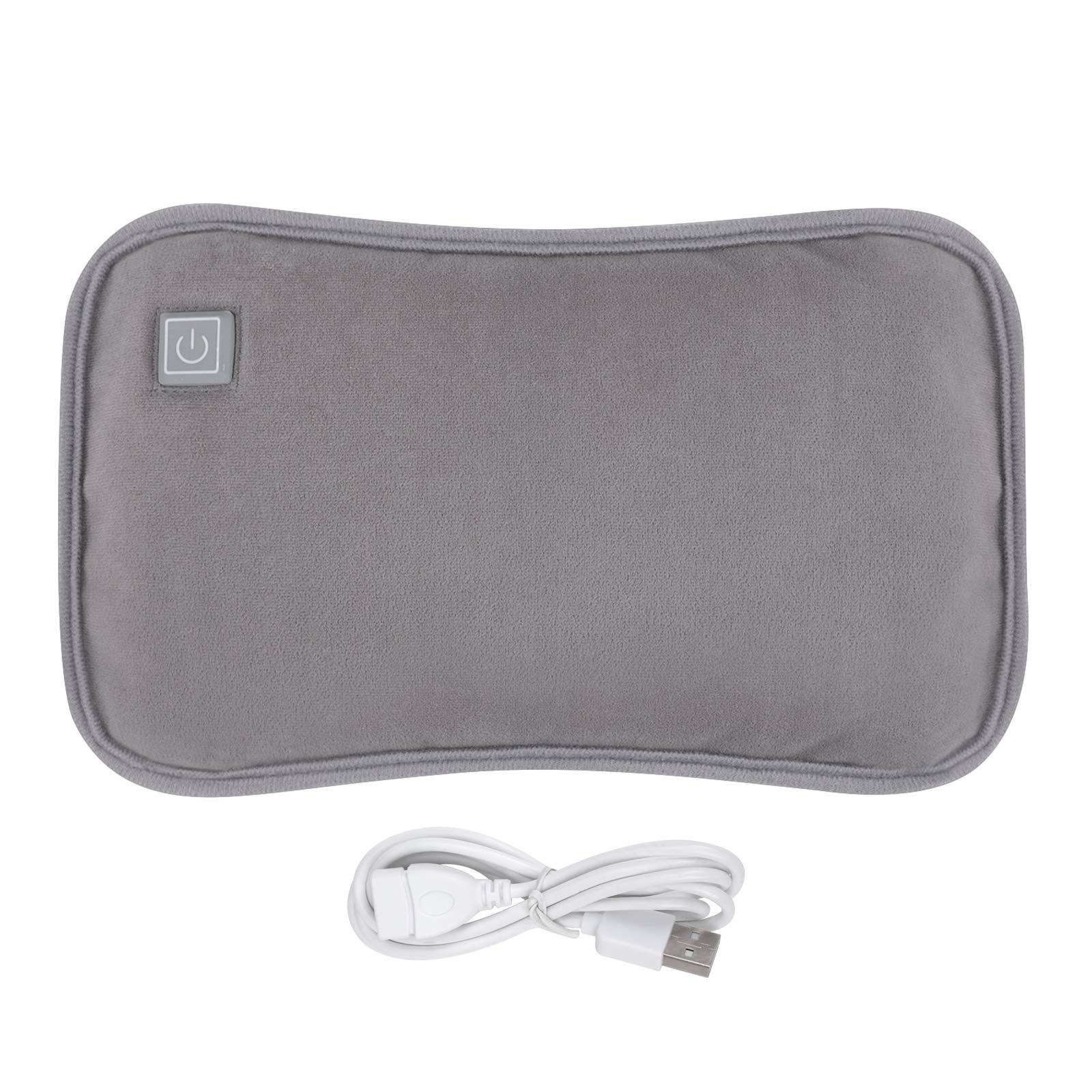 Rechargeable Hot Water Bottle with Flannel Cover - Large Capacity Thermal Hand Warmer for Pain Relief, Cold Weather Comfort - Perfect for Winter, Camping & Home Use