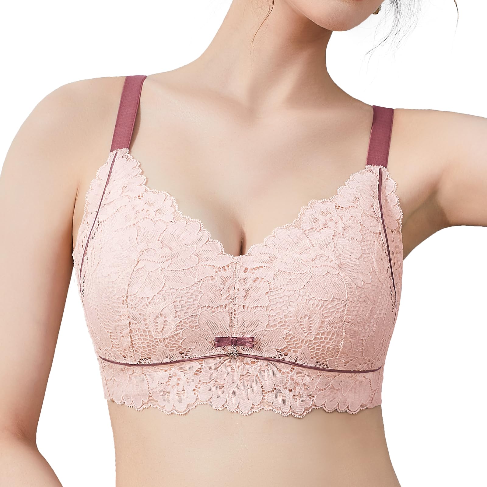 Baetty Wireless Bras for Women - No Underwire Unpadded Full Coverage Comfort Bra 4548 | Perfect for Everyday Wear, Yoga & Lounge