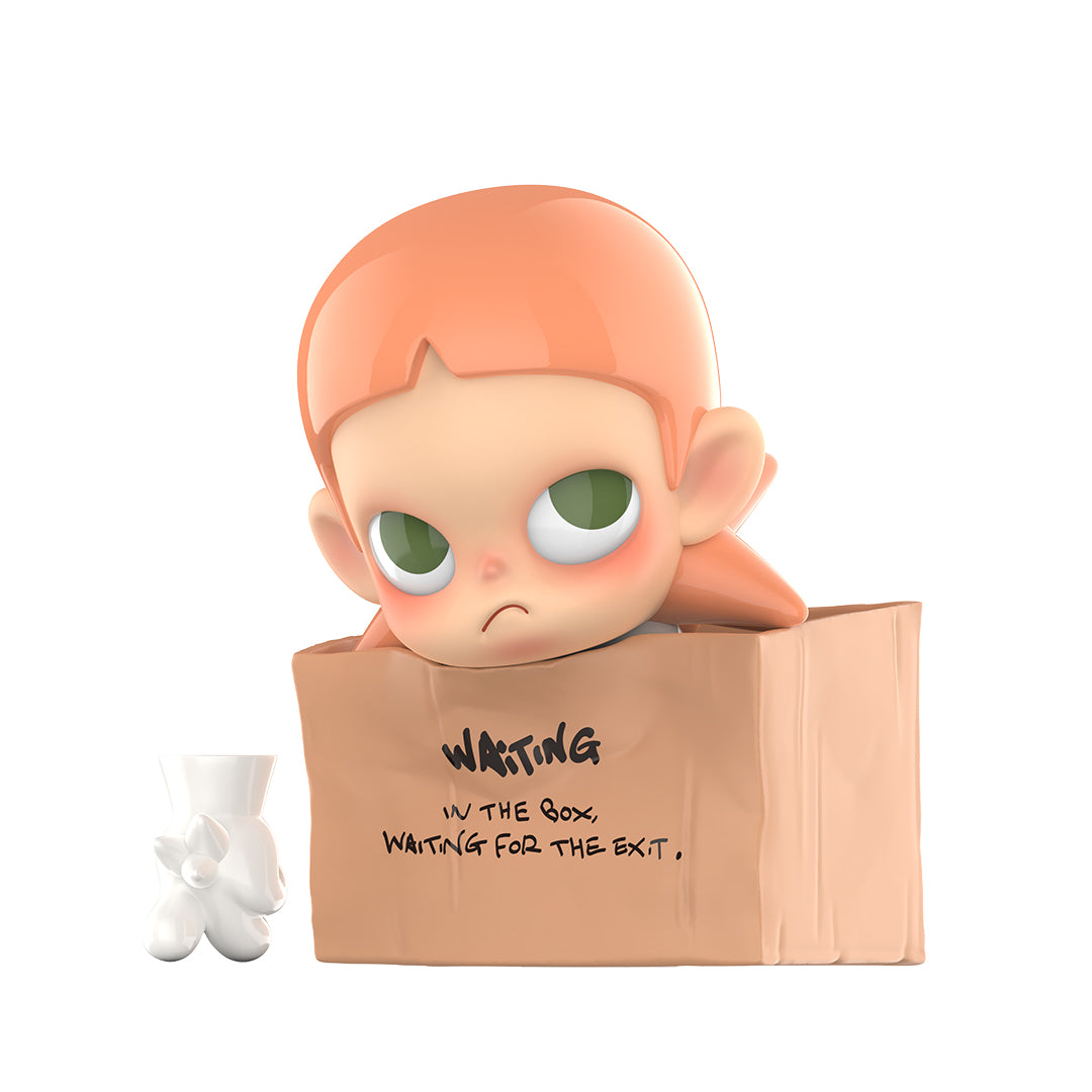 POP MART Zsiga Waiting 200% Collectible Figurine - Cute Anime Character Statue for Home Decor, Office Display, and Gift Giving