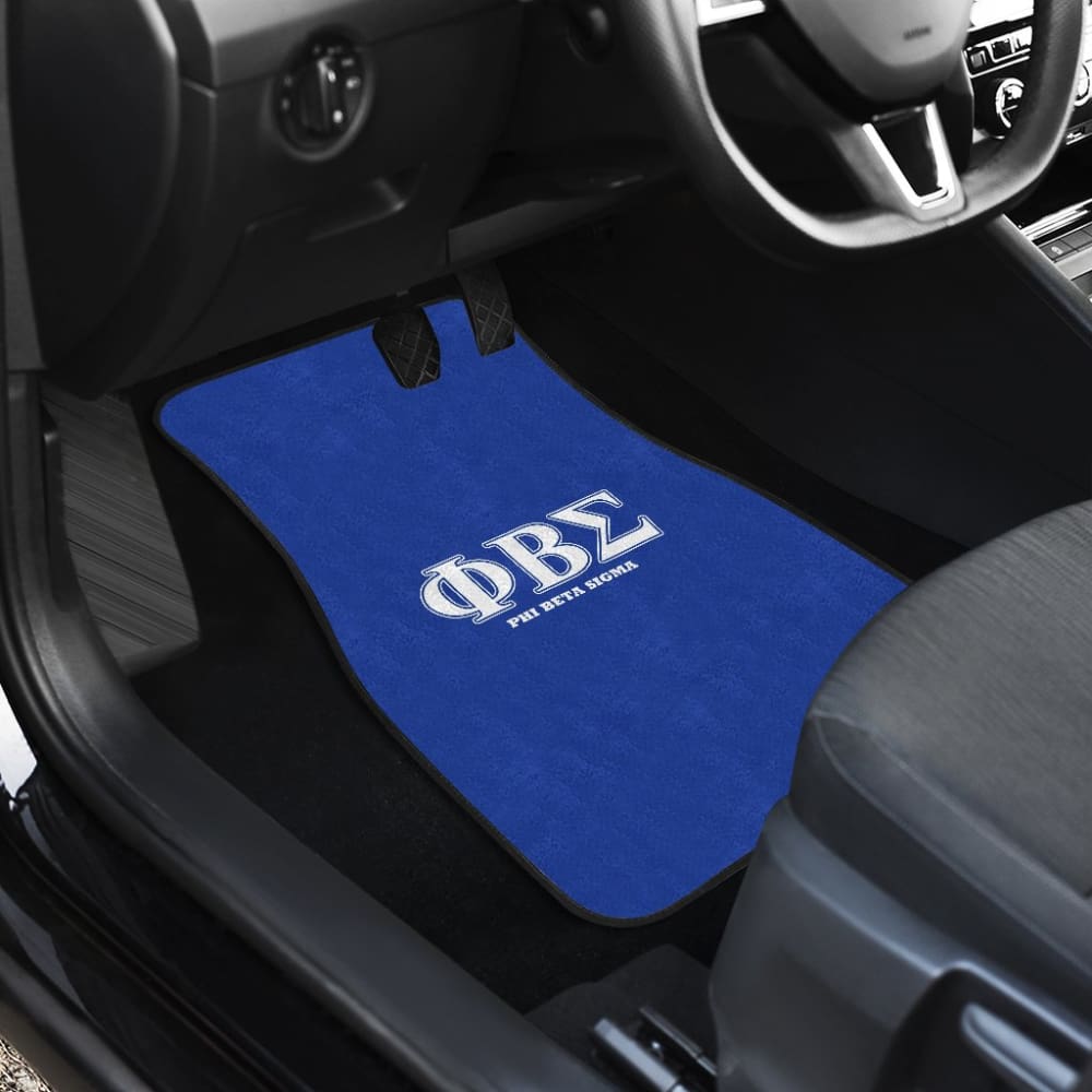 Phi Beta Sigma Car Floor Mats for African American Greek Fraternity - Custom Fit All-Weather Protection for Cars, SUVs & Trucks - Perfect for College Graduates, Alumni & Brotherhood Events