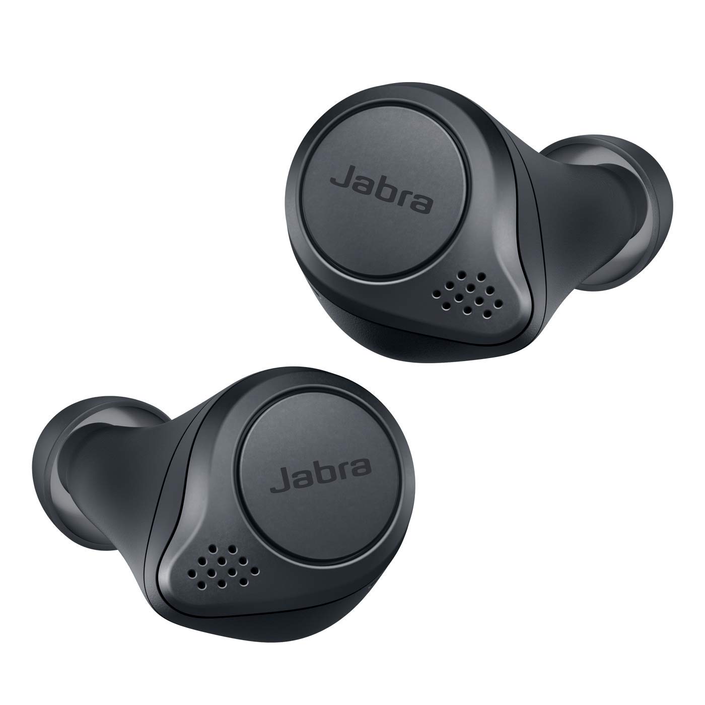 Jabra Elite Active 75t True Wireless Earbuds with Wireless Charging Case - IP57 Waterproof, Secure Fit for Running & Workouts, Crystal Clear Calls - Perfect for Gym, Commuting & Outdoor Activities (Gray)