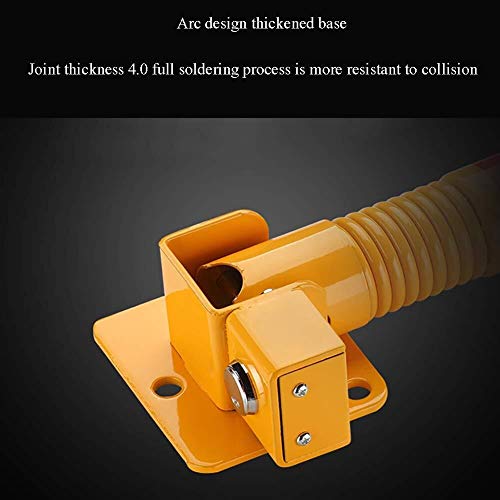 Foldable Parking Barriers with Lock - Heavy Duty Parking Bollards for Driveways, Garages & Parking Lots | Secure & Durable Parking Locks for Vehicle Protection