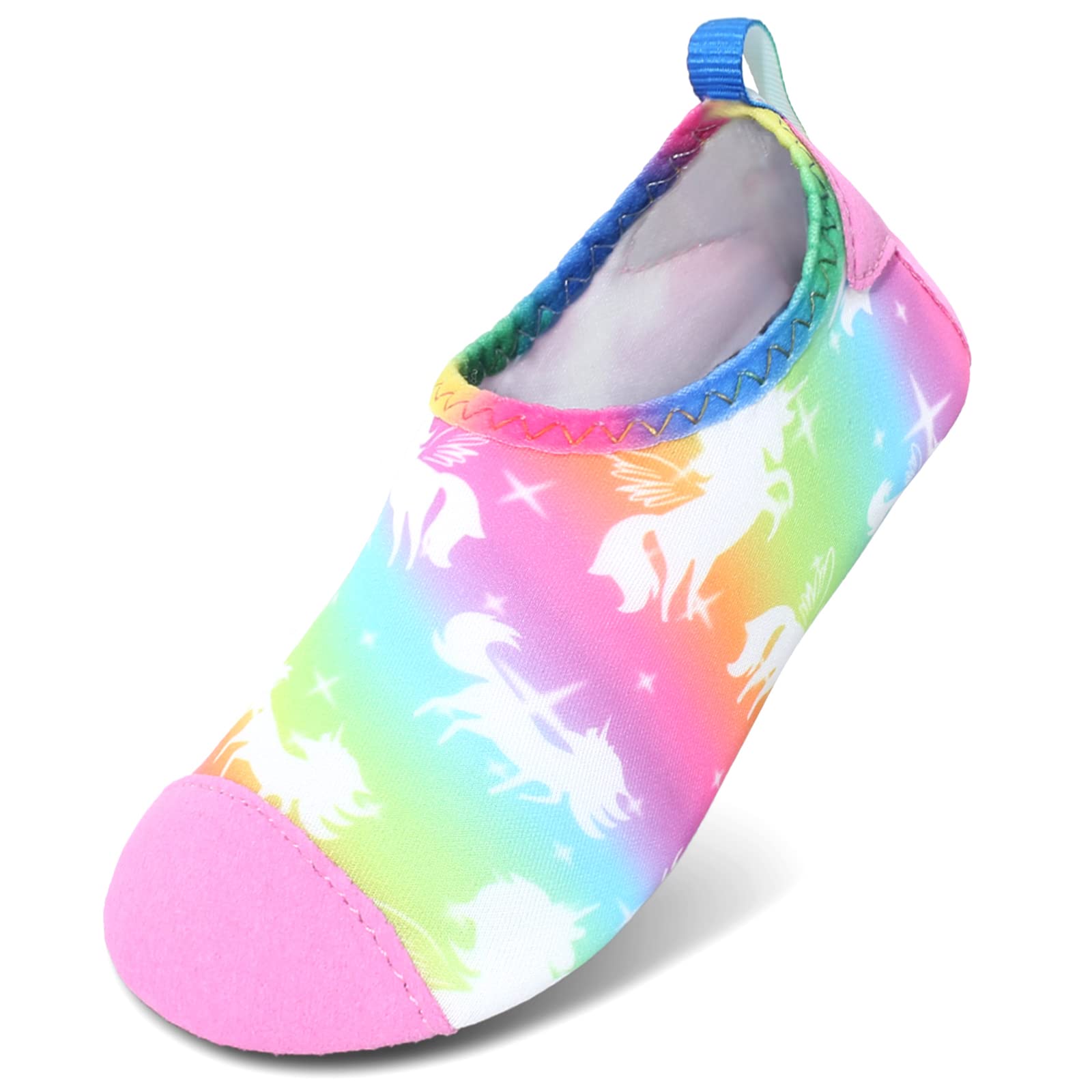 **Kids Boys Girls Summer Water Shoes - Quick-Dry Aqua Socks for Beach, Pool, Swimming & Outdoor Activities**