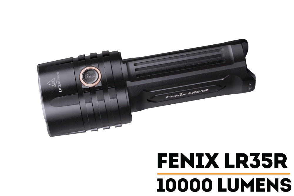 Fenix LR35R 10000 Lumens Rechargeable LED Flashlight - High Power Camping, Hiking, Emergency & Outdoor Adventure Light