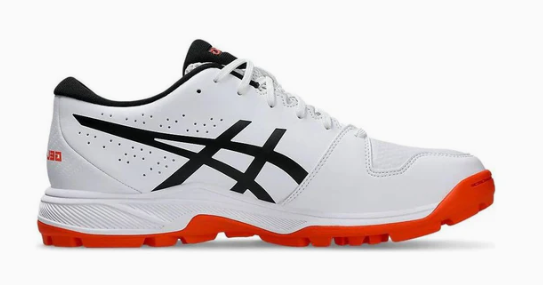ASICS Gel-Peak 2 White/Black Cricket Shoes - Lightweight Performance Footwear for Cricket Matches & Training Sessions