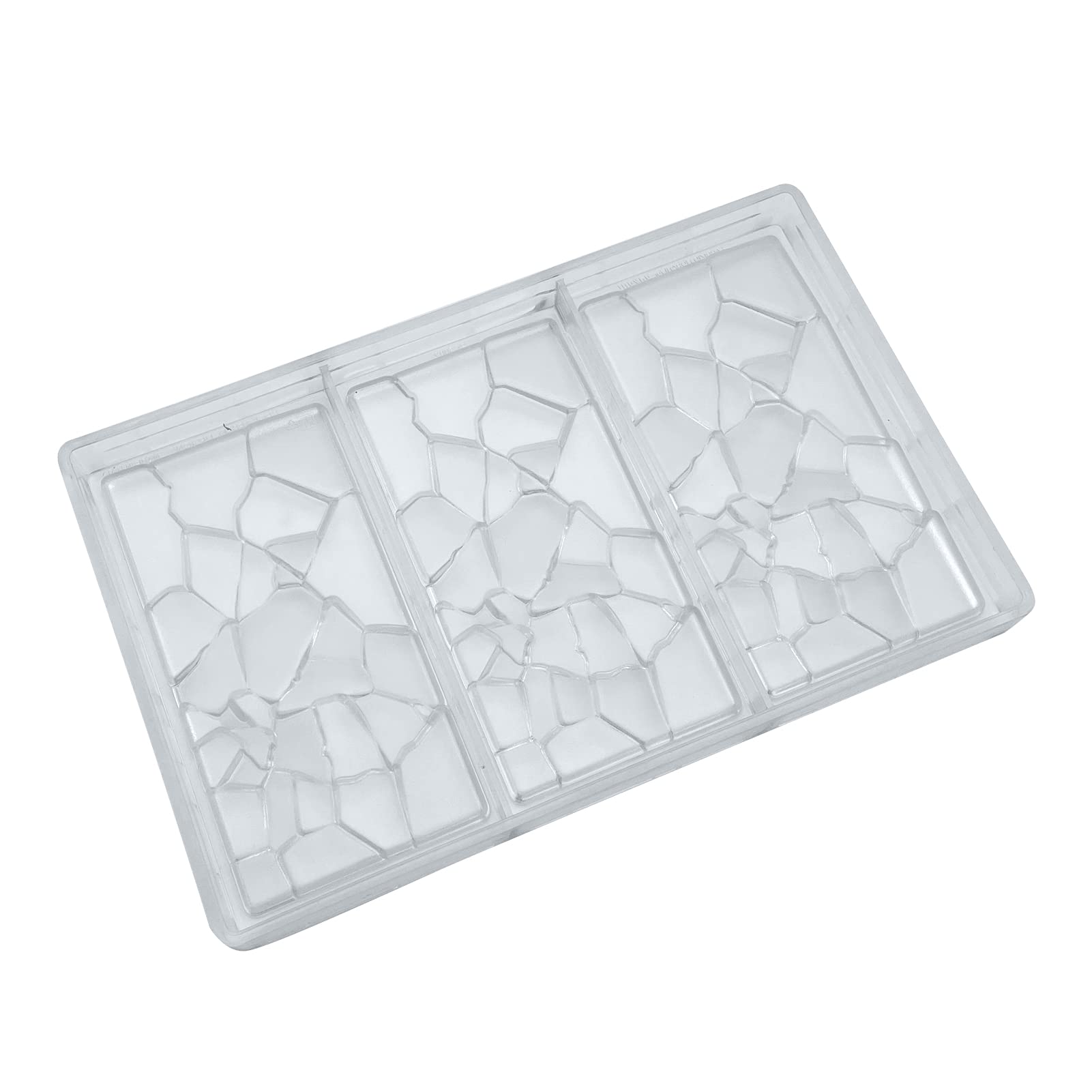 Premium Polycarbonate Crack Shape Chocolate Bar Mold - Durable Chocolate Maker for Energy Bars, Candy & Baking - Perfect for Homemade Treats, Gifts & Professional Use