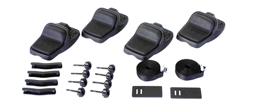 INNO INA452 Universal Kayak Roof Rack Carrier - Padded Cradle Mount for Secure Transport (Black) - Perfect for SUVs, Trucks & Outdoor Adventures