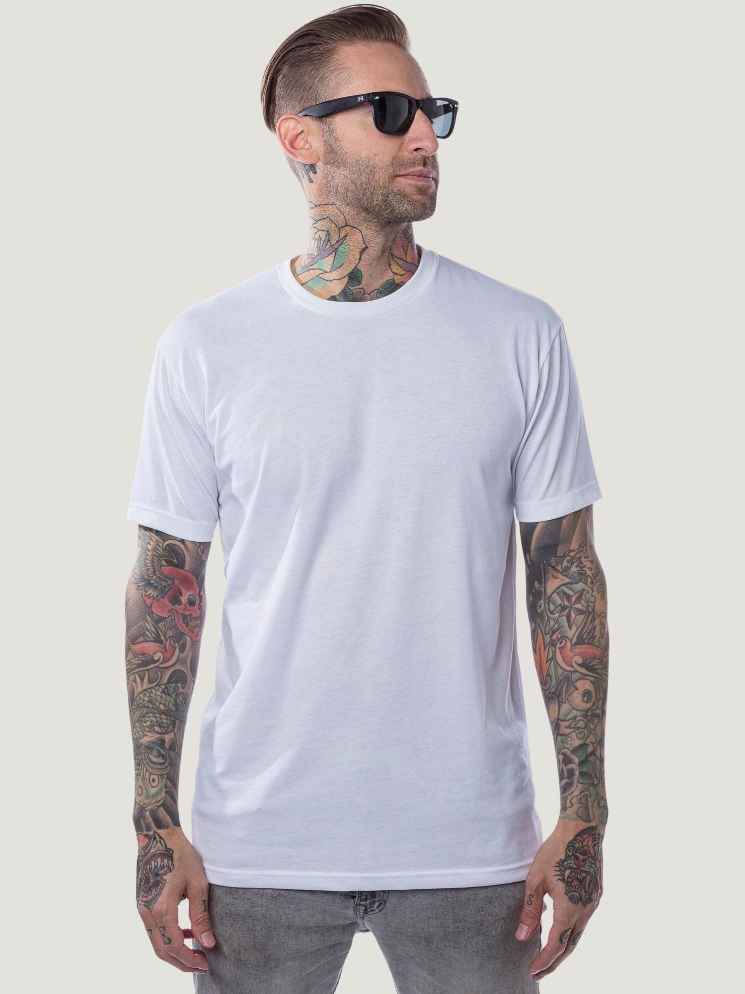 Black & White 3 Pack T-Shirts for Men - Soft Cotton Crew Neck Casual Tees - Perfect for Everyday Wear, Gym, and Outfits