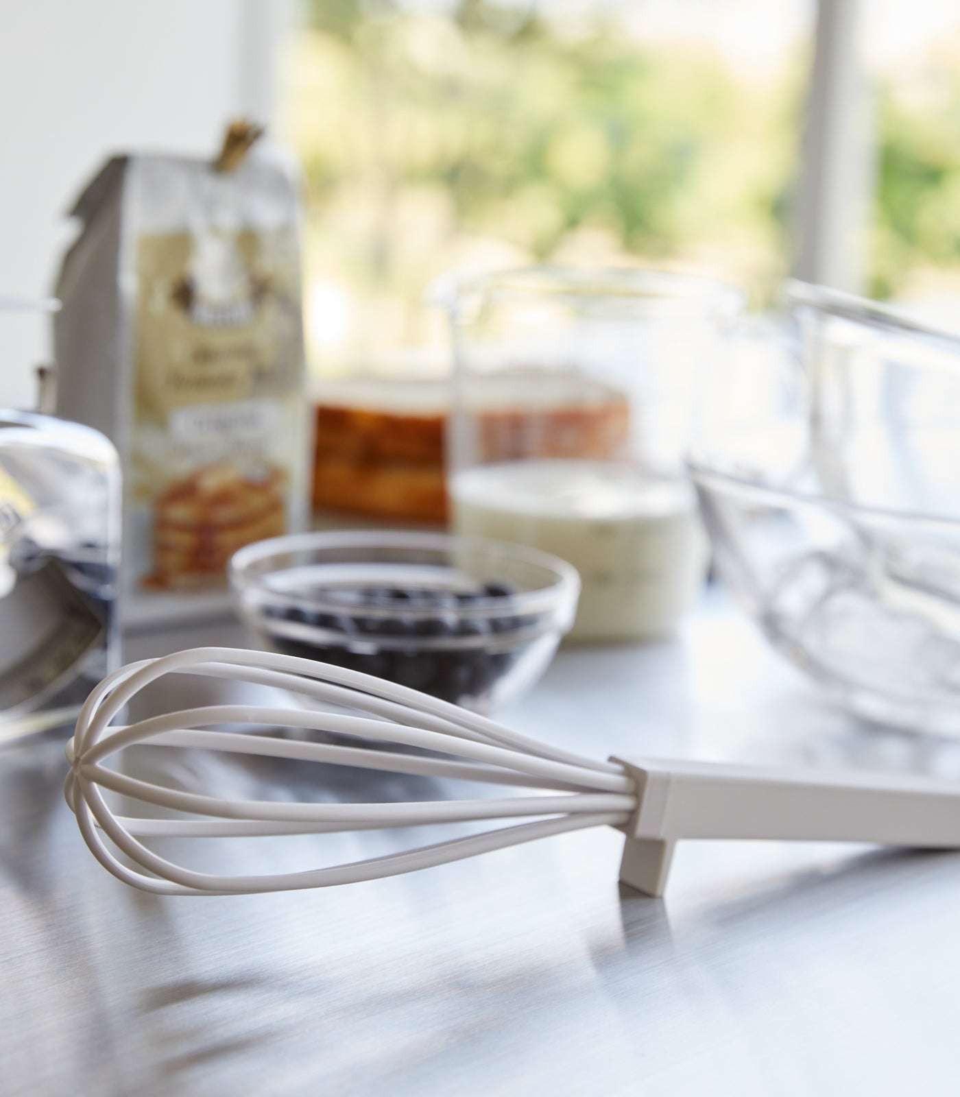 Premium Floating Whisk - Silicone & Nylon Mix for Effortless Mixing - Perfect for Baking, Cooking, and Whisking Eggs, Sauces, and Batters