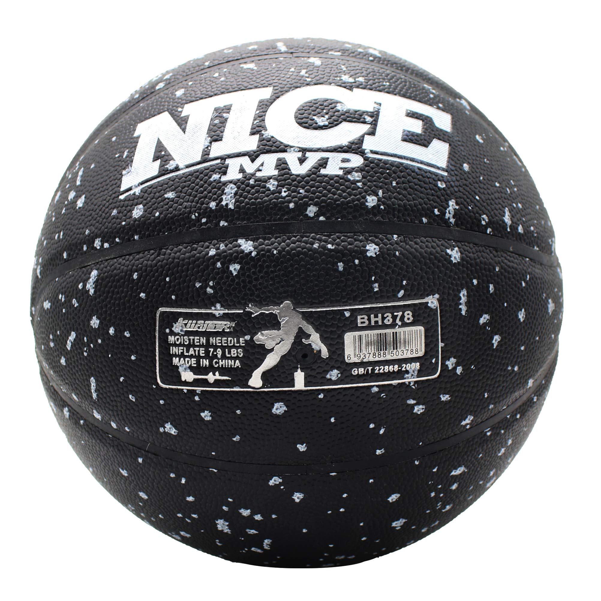Senston Size 7 Basketball - Official Game Ball for Indoor & Outdoor Play - Premium Rubber Basketball for Adults & Youth - Perfect for Street, Park, and Court Games