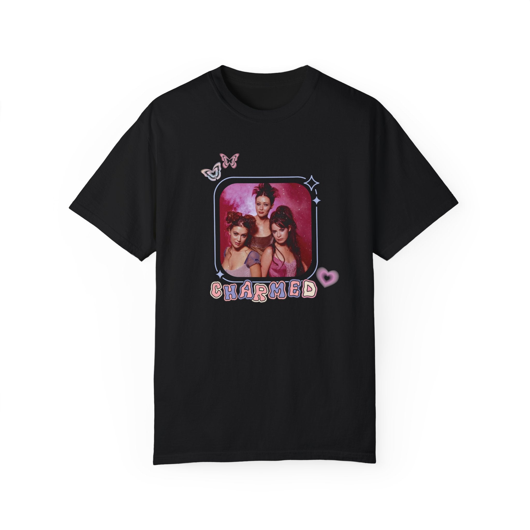 Vintage 90s Charmed TV Show Graphic T-Shirt - Soft Cotton Retro Tee for Fans, Casual Wear & 90s Theme Parties