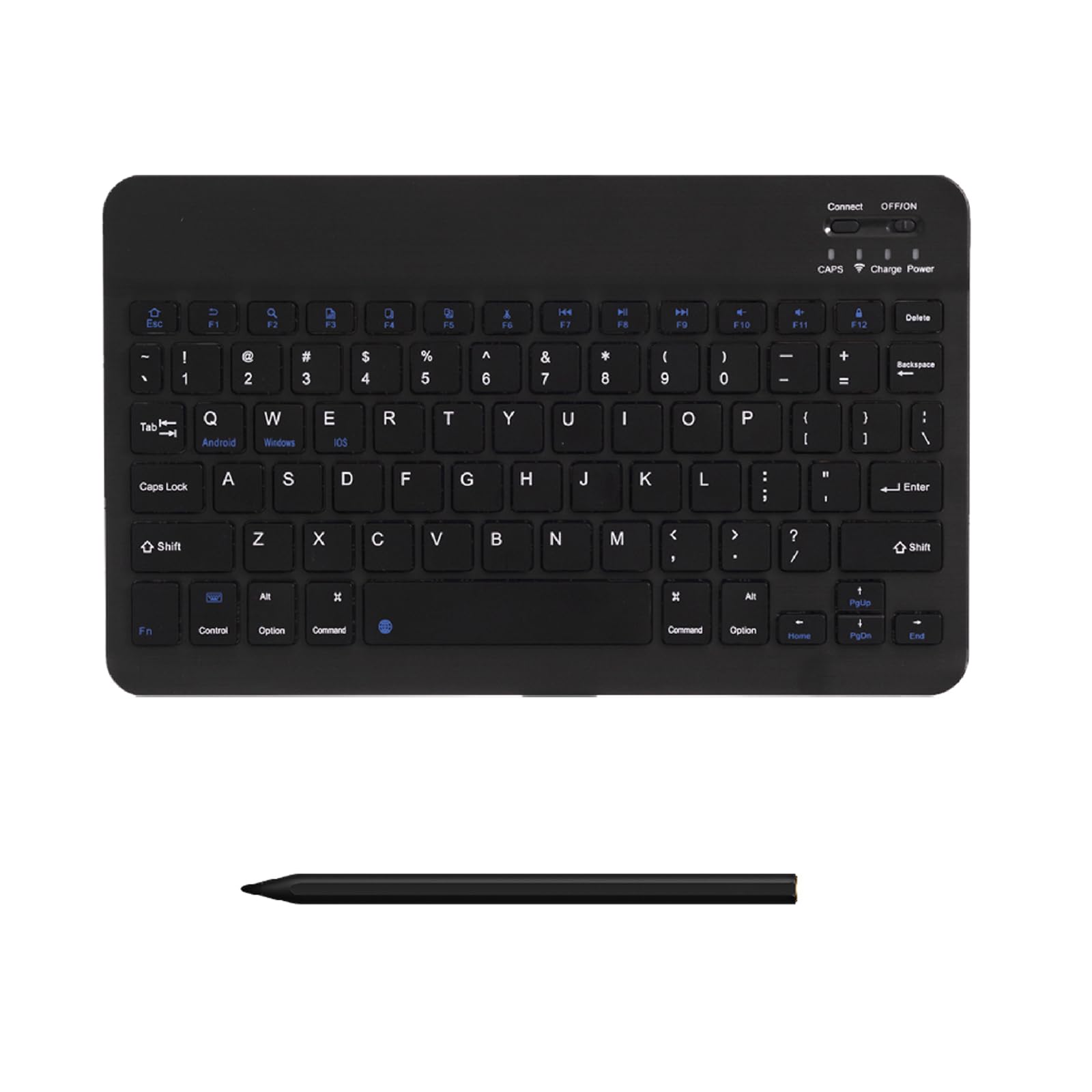 AGM Bluetooth Keyboard and Stylus Pen Set for Android Tablets - Compatible with PAD Series (Black) | Perfect for Work, Study, and Creative Writing