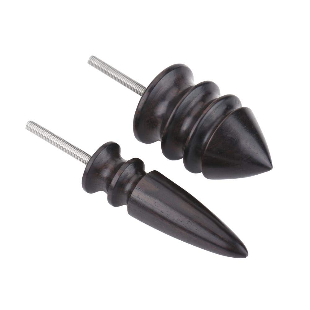 Premium Leather Carving Tools Set - 2 Pcs Leather Edge Slicker & Wood Burnisher for DIY Leathercraft | Perfect for Leather Stamping, Edge Polishing & Wood Burning Projects
