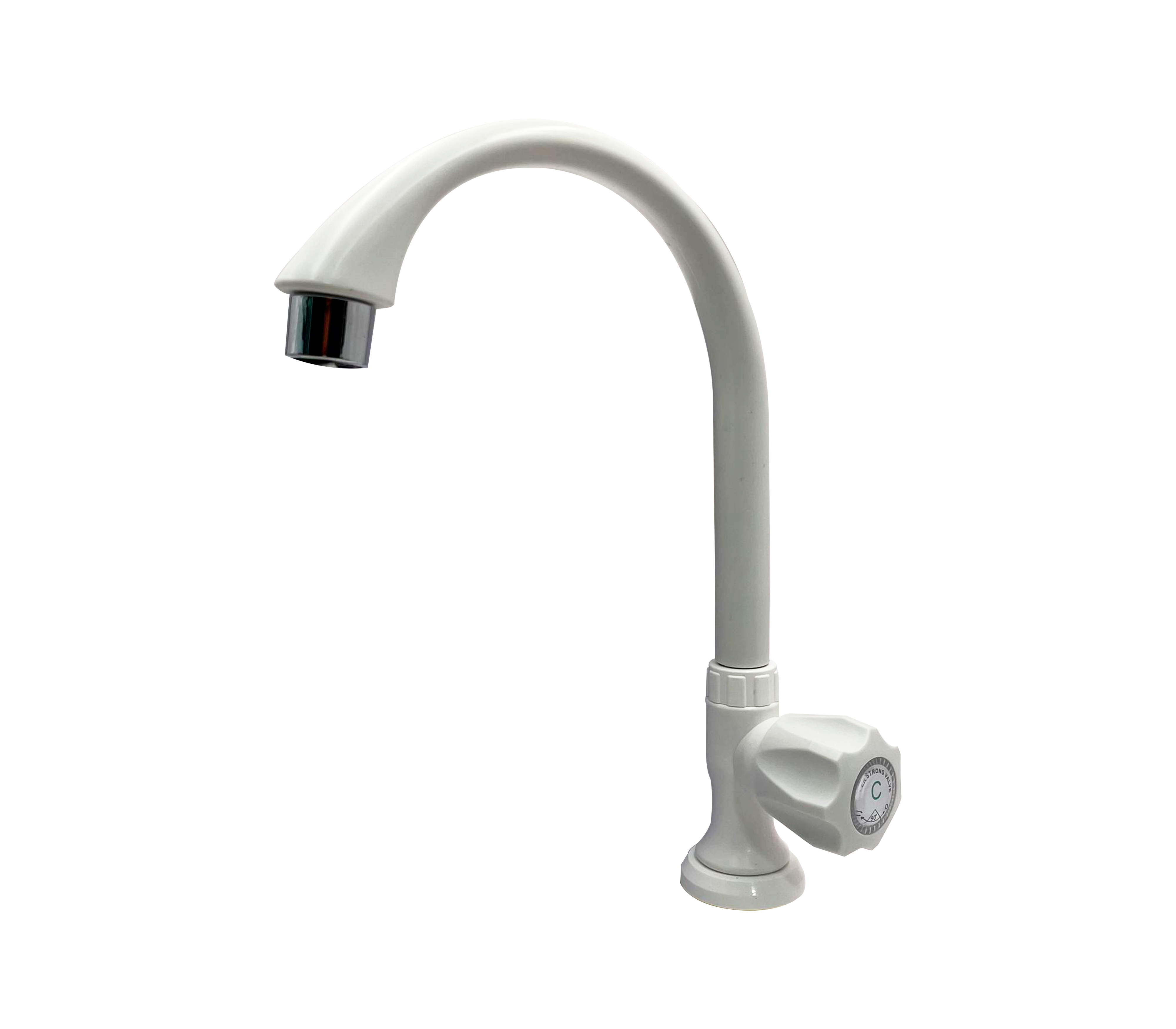 Veracruz Faguax Single Handle Plastic Kitchen Sink Faucet - Durable & Easy Install for Modern Homes | Perfect for Small Kitchens & RVs