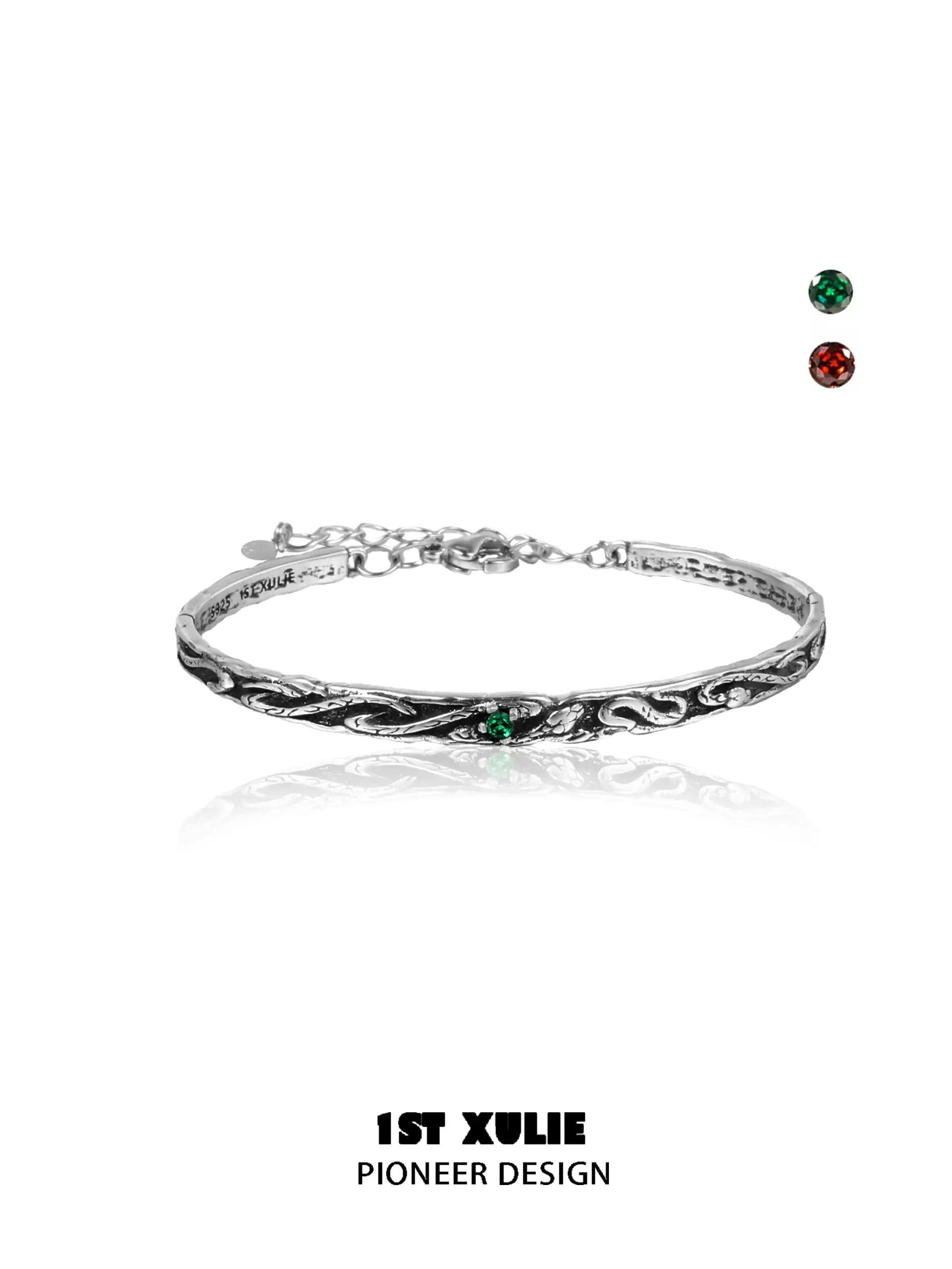Snake Bite S925 Sterling Silver Crystal Bangle Bracelet™ - Elegant Jewelry for Women, Perfect for Parties, Weddings & Everyday Wear