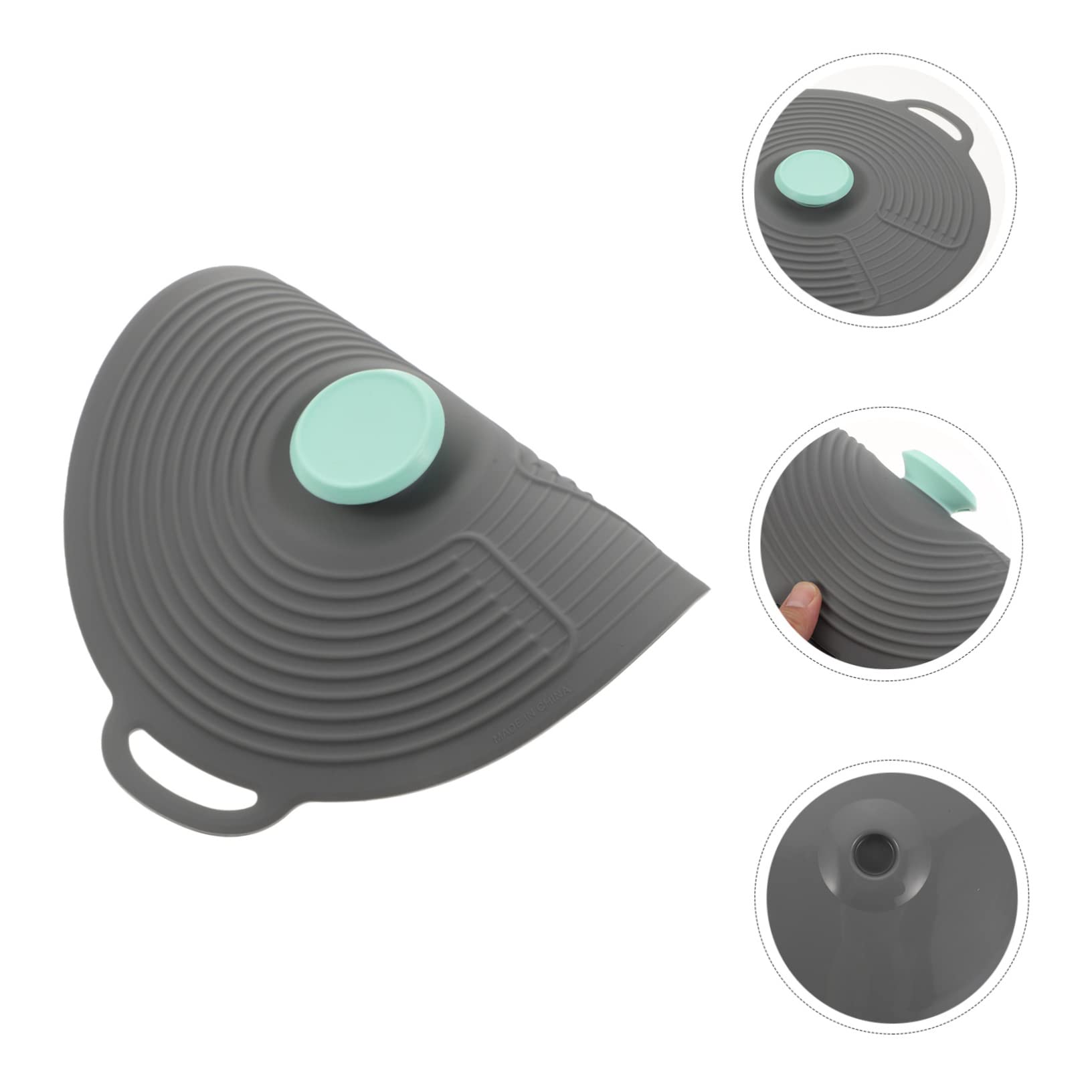 TOPBATHY 2-Pack Silicone Microwave Pot Lids - Flexible, Heat-Resistant Silicone Suction Lids for Bowls & Dishes - Perfect for Microwave Cooking, Food Storage & Meal Prep
