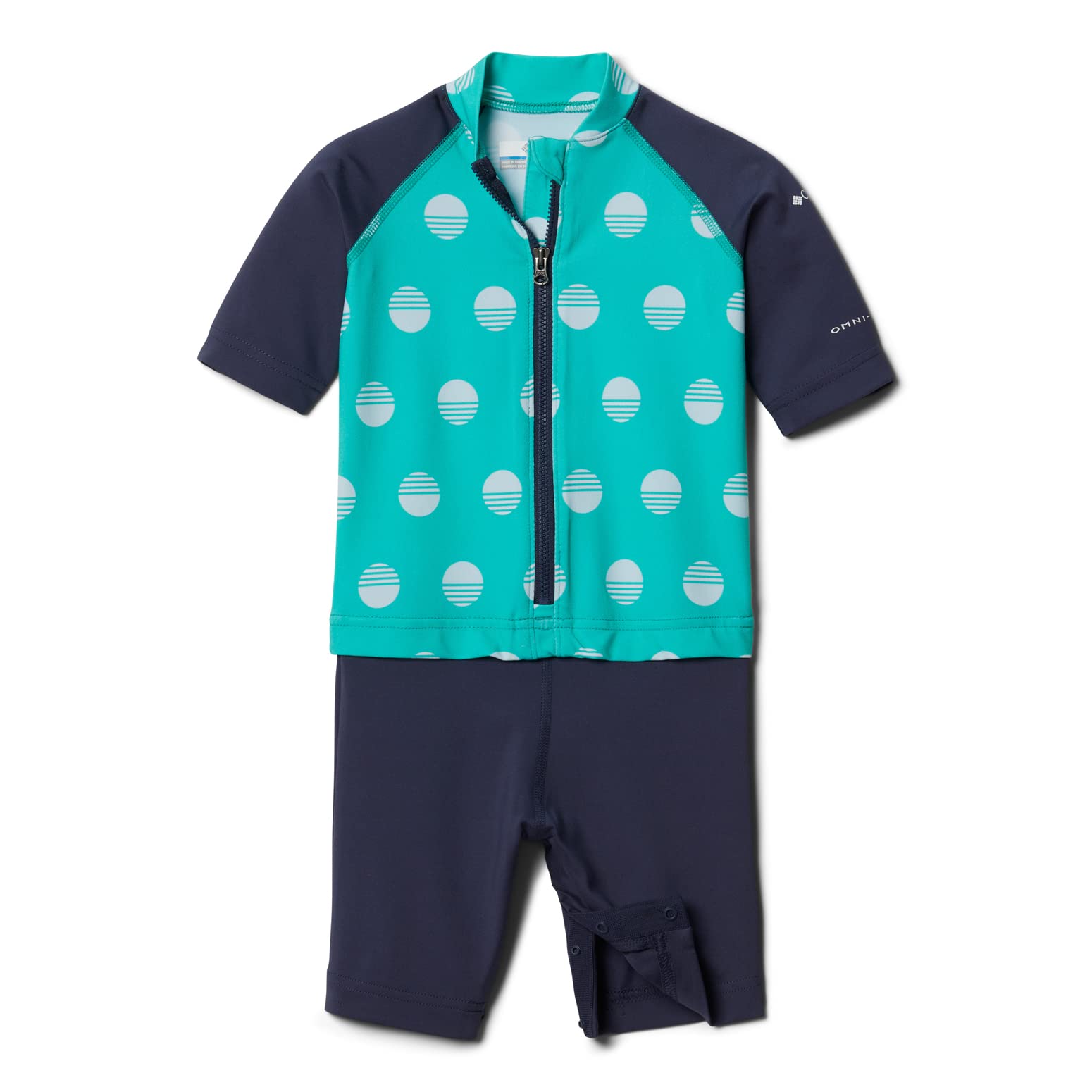 Columbia Girls' Sandy Shores UPF 50+ Sun Protection Swim Suit - Quick Dry Rash Guard for Beach, Pool & Outdoor Water Activities
