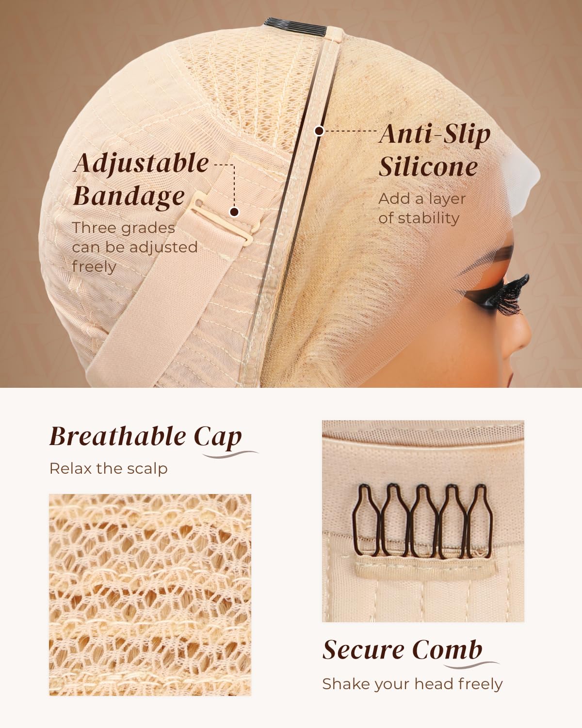 Arabella 613 Blonde Lace Front Human Hair Wig | 13x4 Pre-Plucked Frontal with Baby Hair | 210% Density Body Wave | 26 Inch Length | Perfect for Daily Wear, Cosplay & Special Occasions