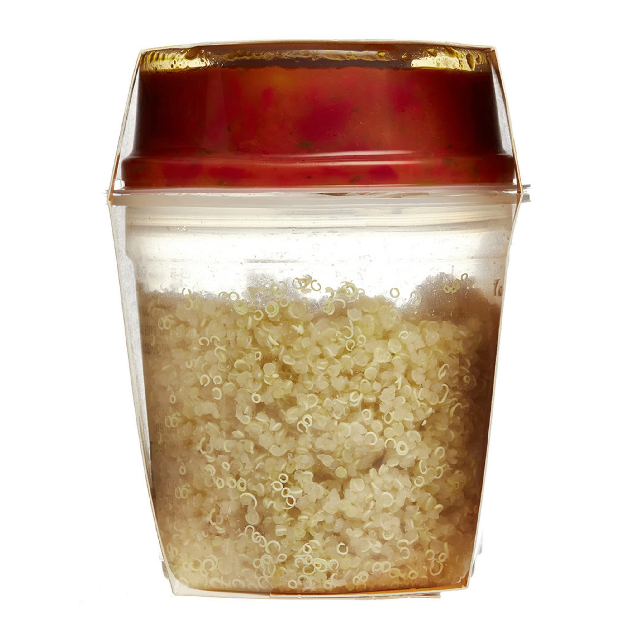 Organic Quinoa Quick Cups - Mango & Roasted Peppers (6-Pack) | Healthy Microwaveable Meals | Perfect for Office Lunch, Camping & Quick Dinners