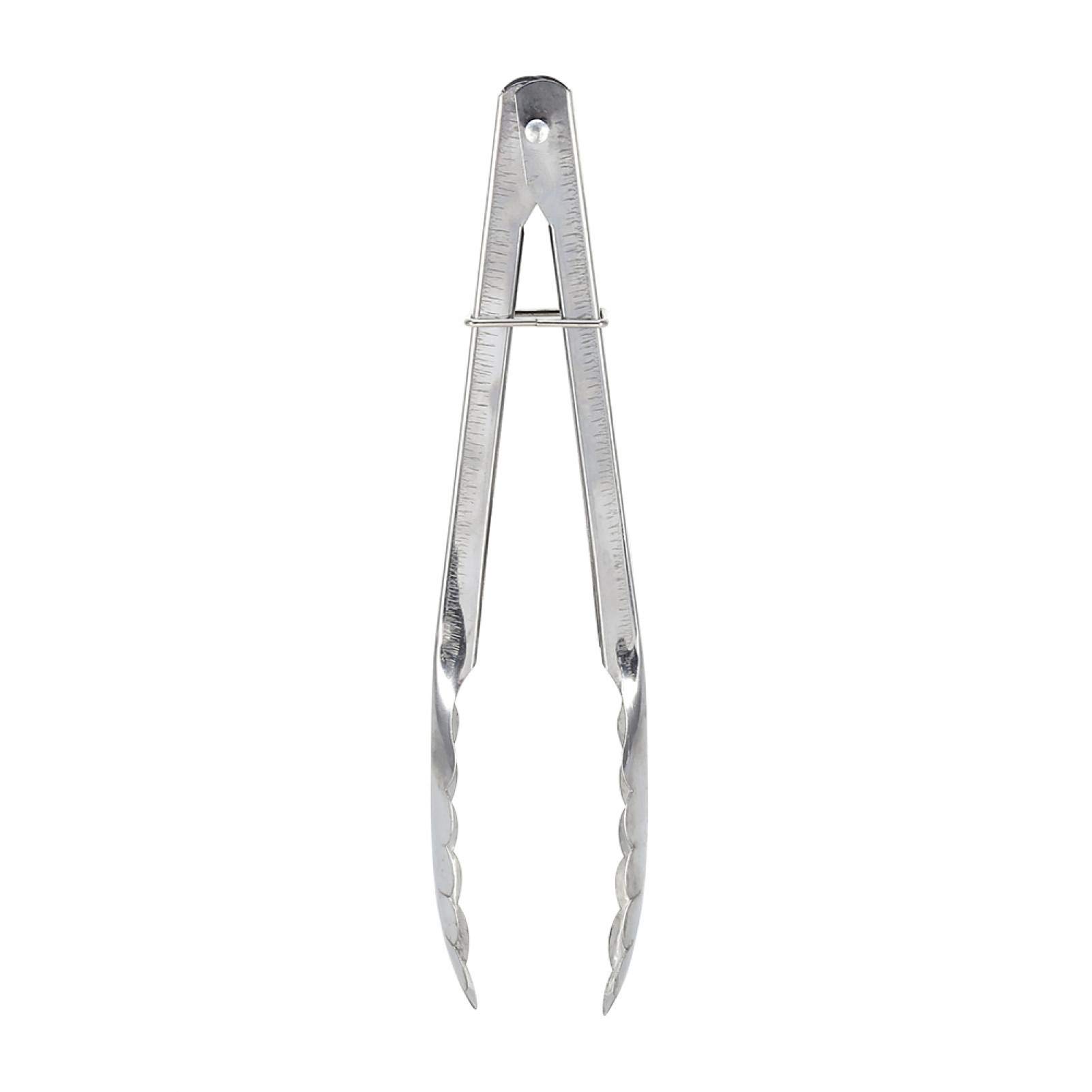 9-Inch Stainless Steel Kitchen Tongs - Heavy Duty BBQ & Serving Tongs for Cooking, Grilling, Buffet, Steak, Bread - Perfect for Restaurants, Picnics & Home Kitchens