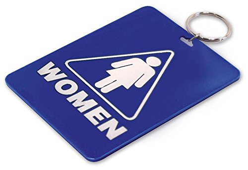 Lucky Line Restroom Key Tag for Women (53000) - Durable & Stylish Keychain for Restroom Access, Home, Office, and Public Spaces