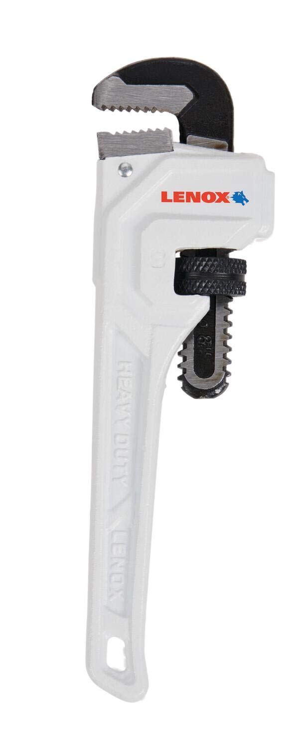LENOX TOOLS LXHT90708 8-Inch Cast Iron Pipe Wrench - Heavy Duty Plumbing Tool for Home Repairs & DIY Projects