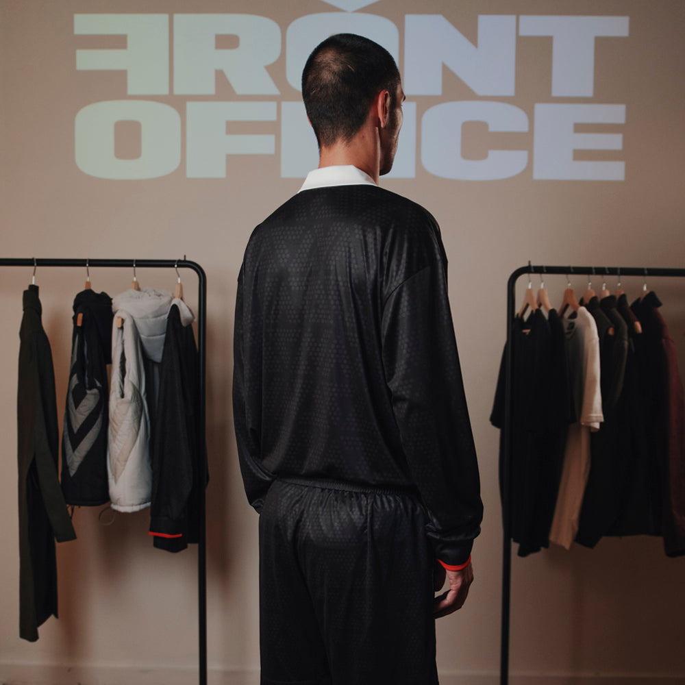 Front Office Football Long Sleeve Shirt for Men - Comfortable Performance Jersey for Football Fans & Players - Perfect for Game Day, Training, and Casual Wear