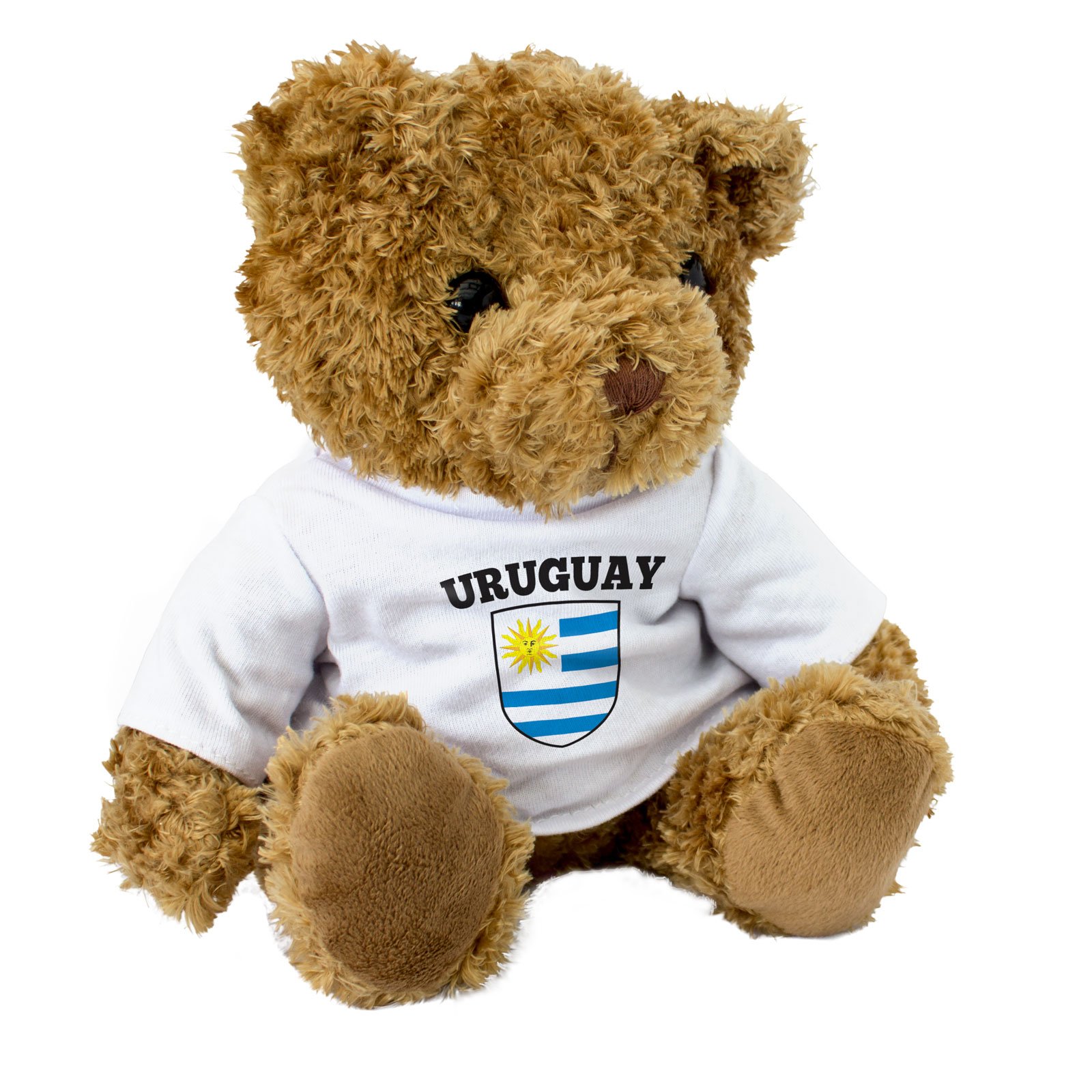 Uruguay Flag Teddy Bear - Soft Plush Stuffed Animal Toy - Perfect Uruguayan Fan Gift for Soccer Games, National Holidays & Home Decor
