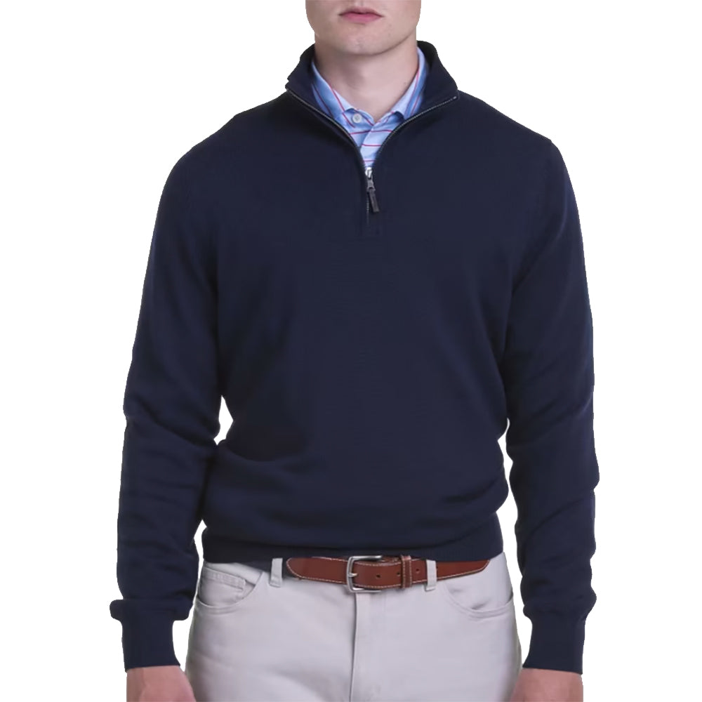 Fairway & Greene Baruffa Merino Wool Men's Golf Pullover Sweater - Warm & Comfortable for Golfing, Outdoor Activities & Casual Wear