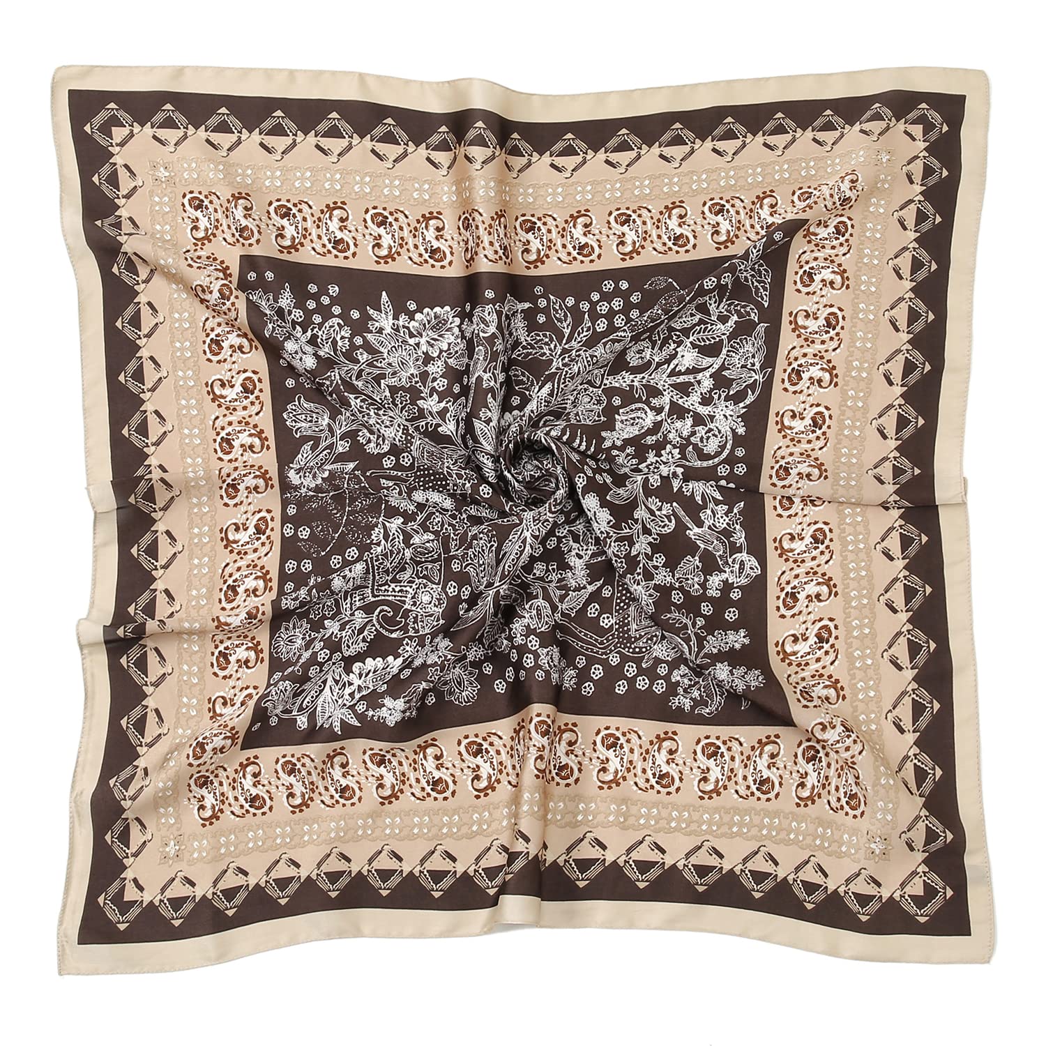 RIIQIICHY Women's Satin Silk Hair Scarf - 27.5