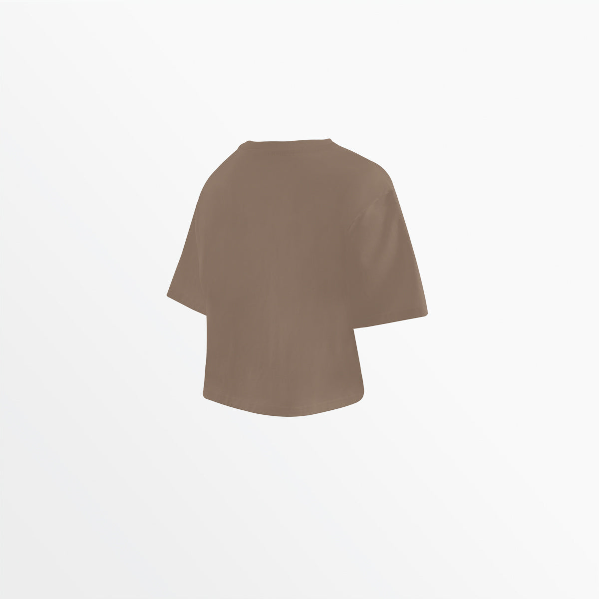 Women's Oversized Cropped T-Shirt in Tonal Colors - Casual Streetwear for Everyday Wear & Layering Outfits