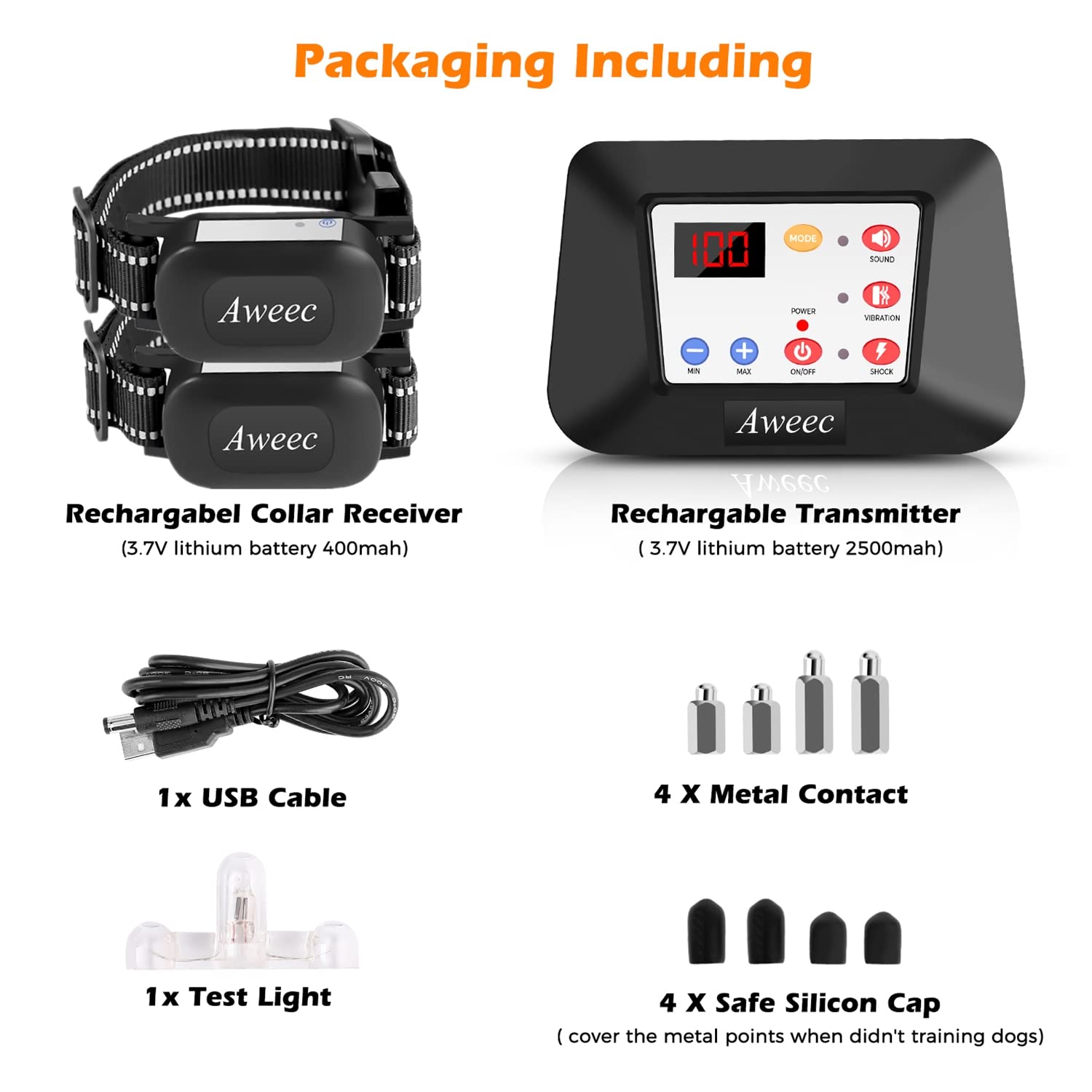Wireless Dog Fence System with Remote Training Collar - Adjustable & Rechargeable Electric Pet Containment for Medium & Large Dogs (2 Dog Kit) | Perfect for Backyard Safety & Outdoor Dog Training
