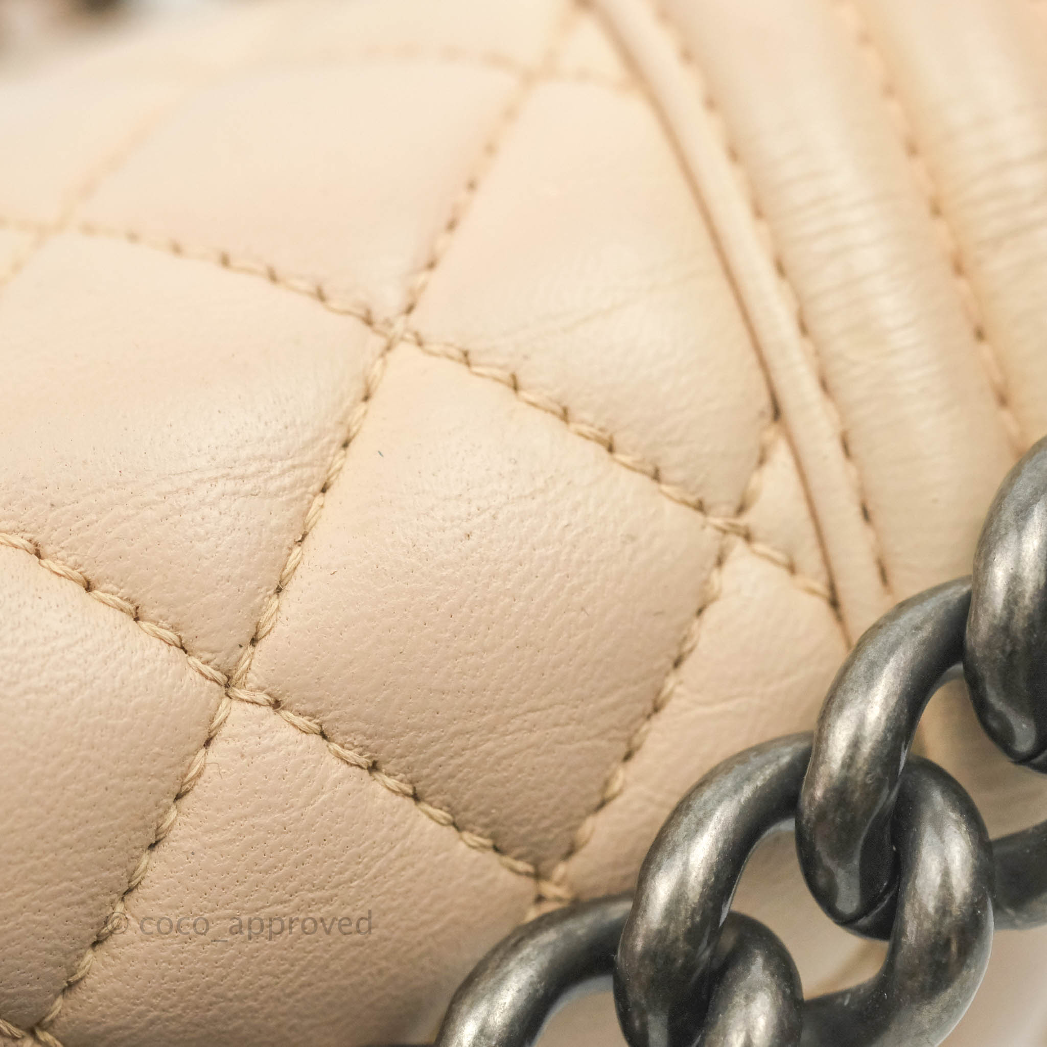Chanel Boy Small Light Beige Pink Calfskin Bag with Ruthenium Hardware - Luxury Crossbody Purse for Women, Perfect for Date Night & Evening Events