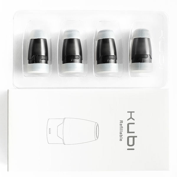 Hotcig Kubi Replacement Pod Cartridge 4 Pack - Compatible with Kubi Vape System - Perfect for On-the-Go Vaping & Flavor Enjoyment