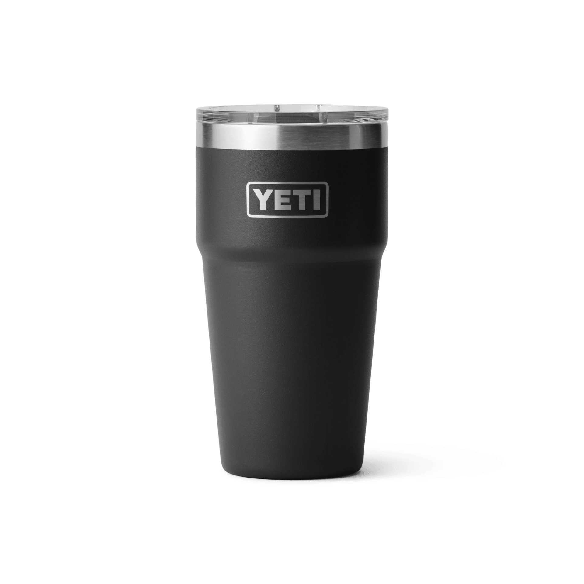 Rambler® 16 oz Stackable Pint with Magslider™ Lid - Black | Insulated Stainless Steel Tumbler for Coffee, Beer & Outdoor Adventures