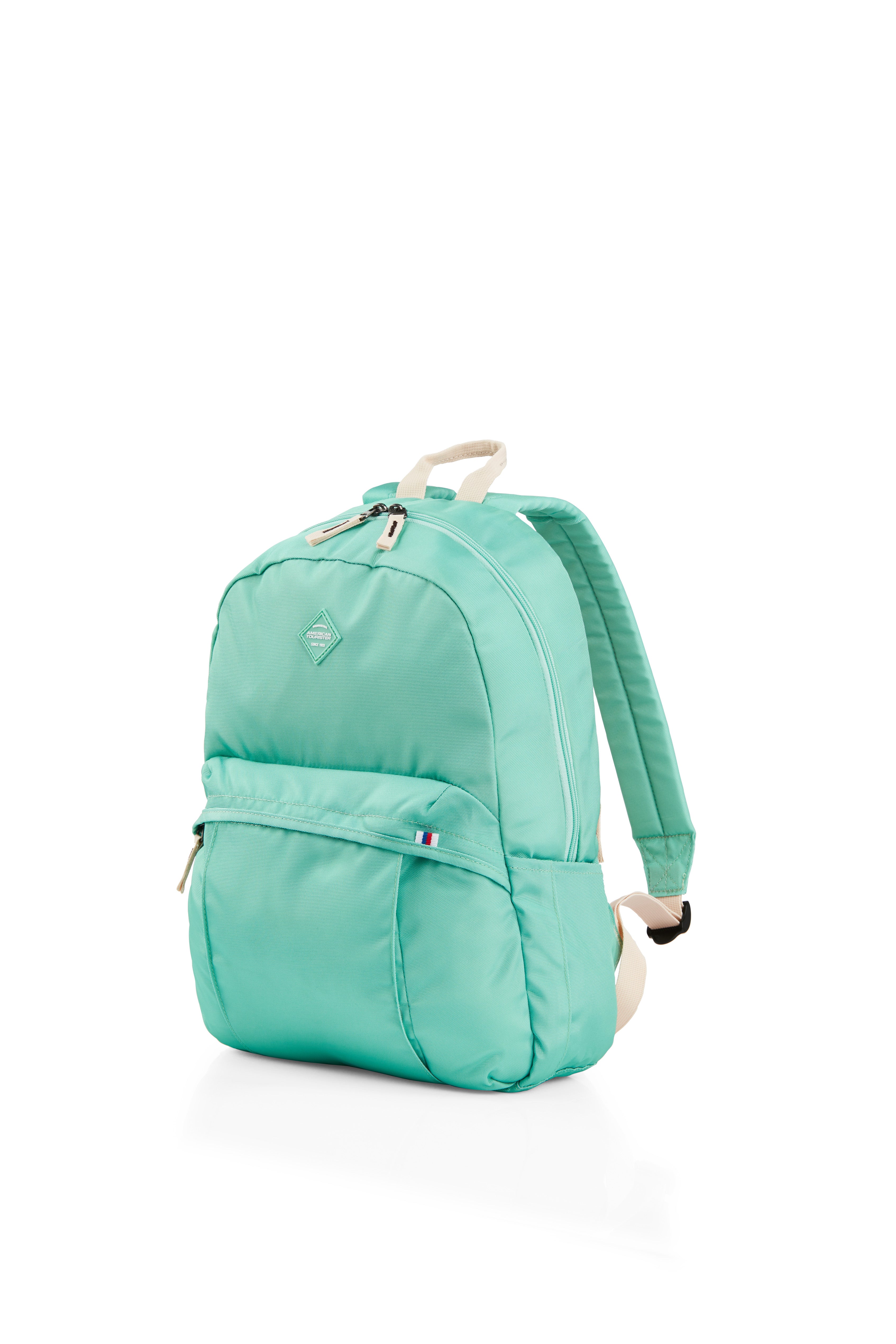 American Tourister RUDY Small Fashion Backpack - Lightweight Travel Daypack for Women & Teens, Water-Resistant School Bag (Ice Mint) - Perfect for College, Commuting & Weekend Getaways