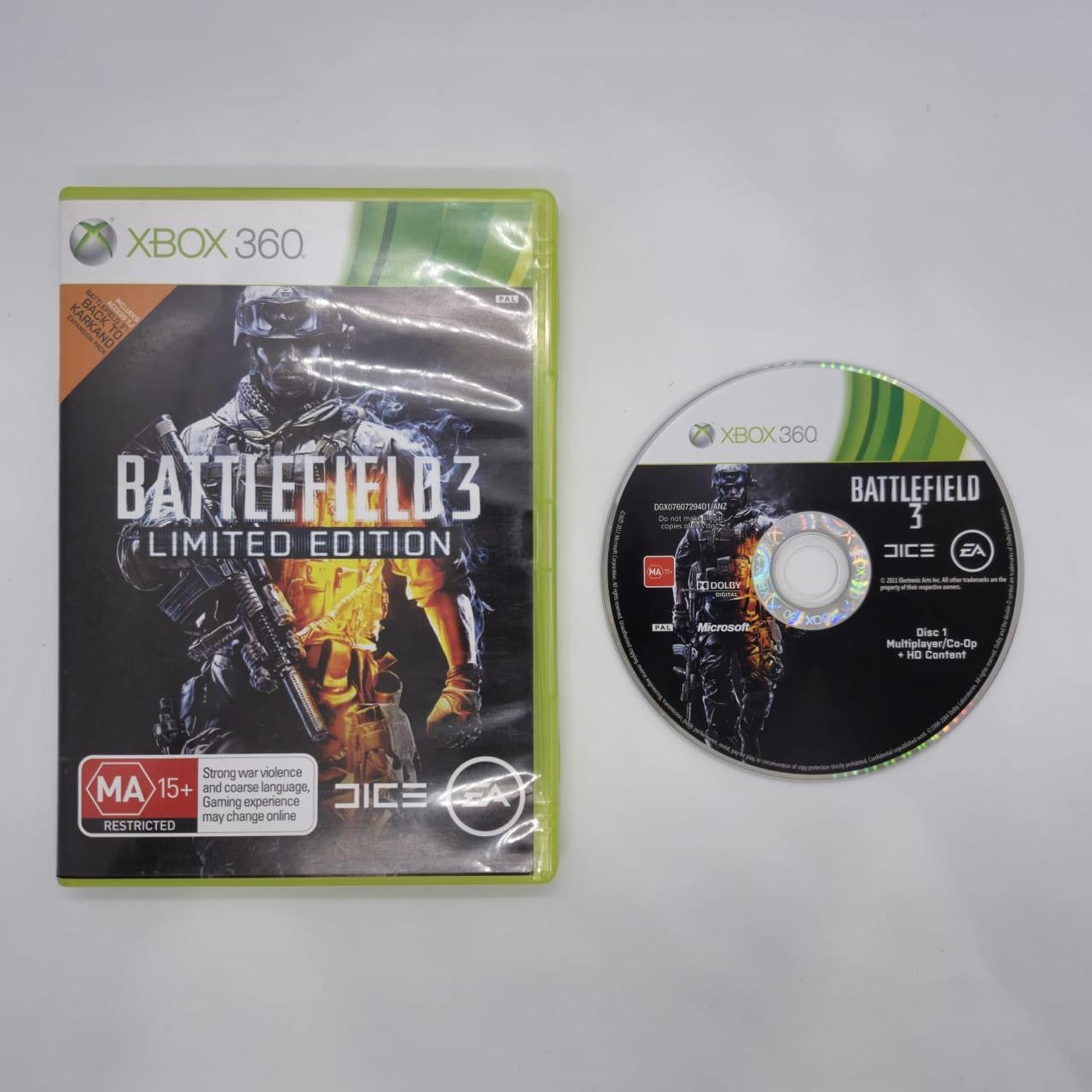 Battlefield 3 Limited Edition - Xbox 360 Game (PAL Version) | First-Person Shooter Action Game for Intense Multiplayer Battles & Campaign Mode | Perfect for Gaming Enthusiasts & FPS Fans