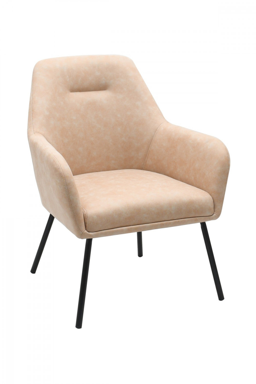 Axton Modern Dining Chair - Beige Upholstered Seat for Kitchen, Dining Room & Office - Comfortable & Stylish Home Furniture