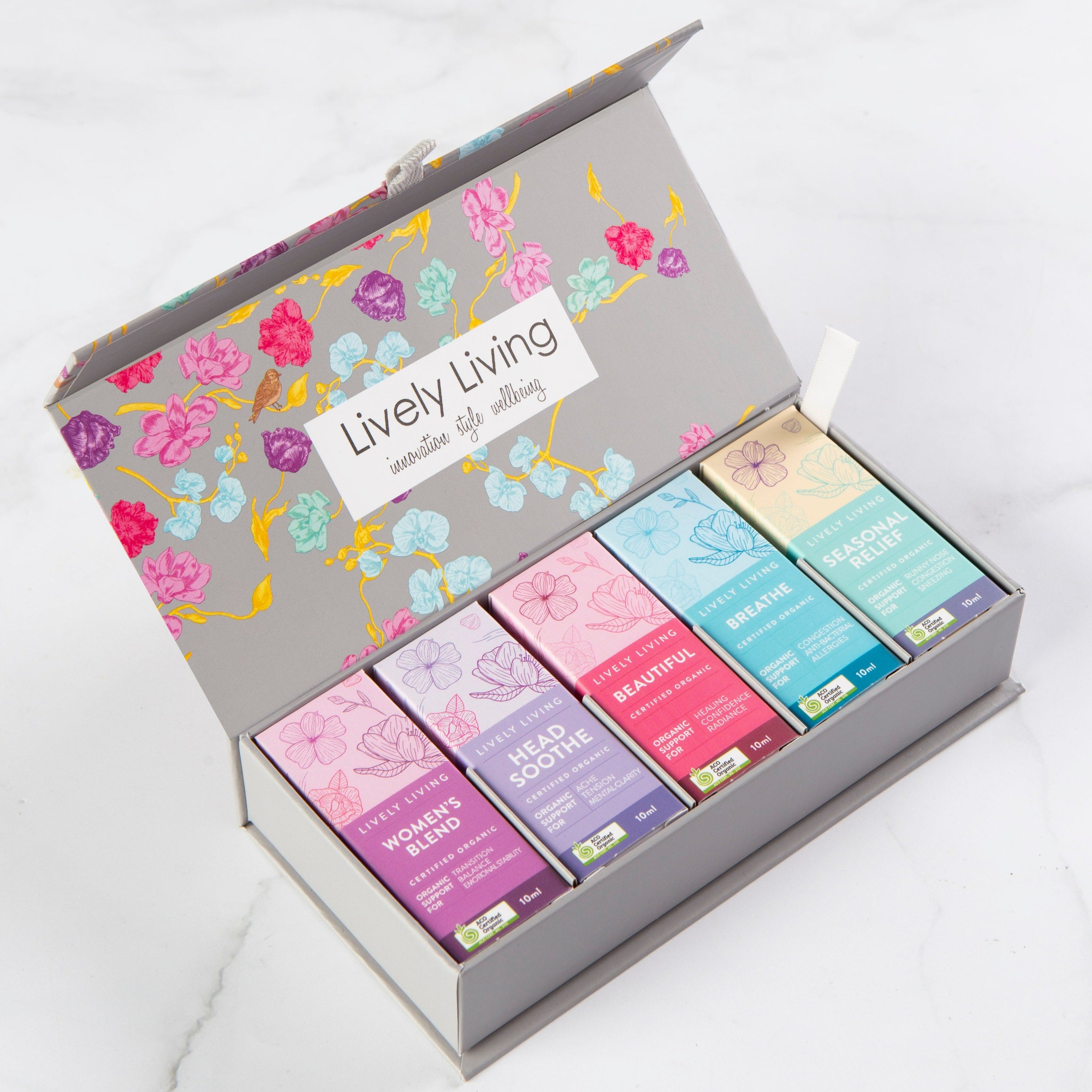 Premium Organic Essential Oils 5-Pack Set - 100% Pure Therapeutic Grade Aromatherapy Oils for Diffusers, Massage & Relaxation - Lavender, Peppermint, Tea Tree, Eucalyptus & More - Perfect for Home Spa, Yoga & Stress Relief