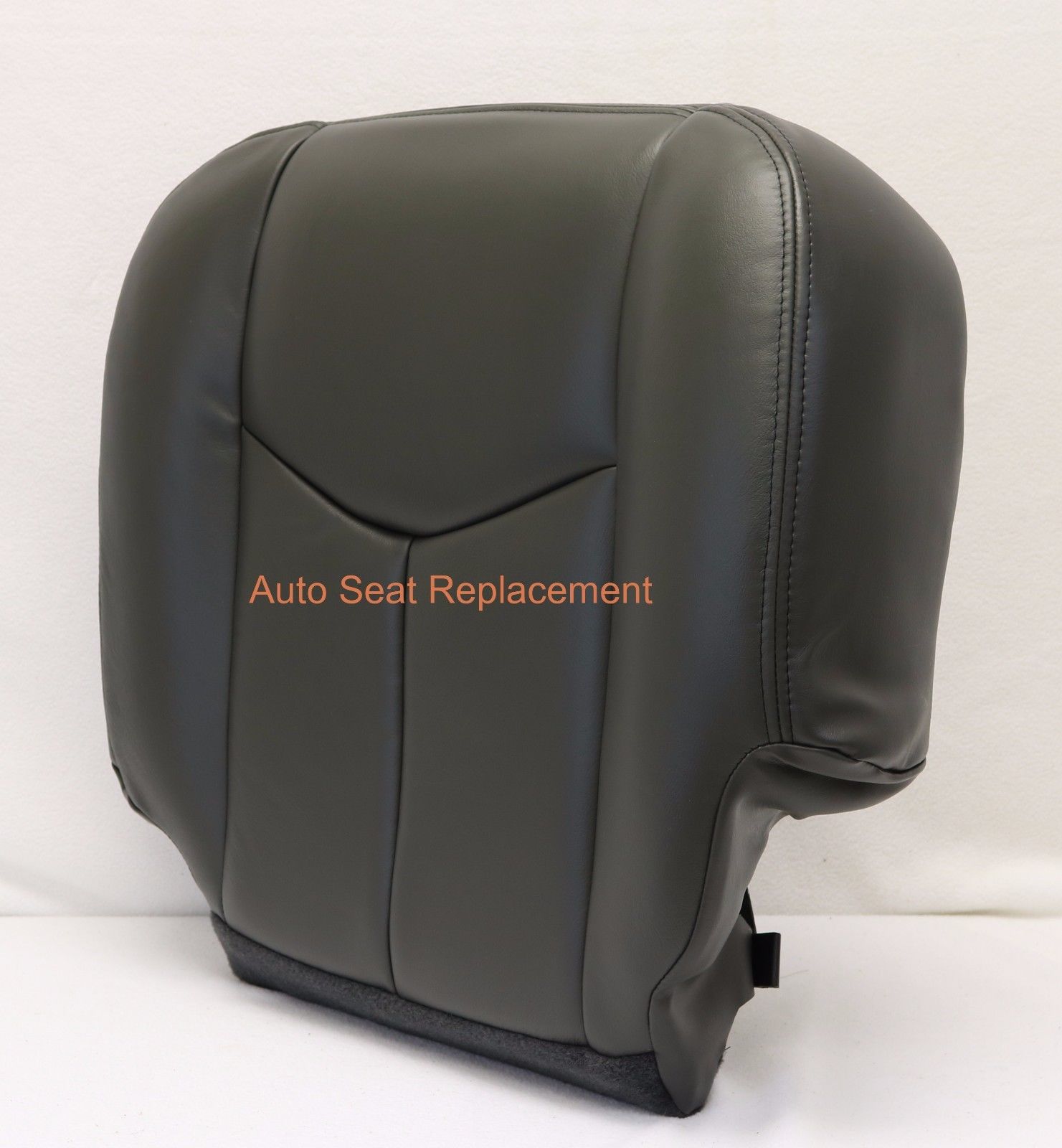 2003-2006 Chevy Silverado Avalanche Driver Bottom Seat Cover - Dark Gray Vinyl Replacement - Perfect for Truck Interior Protection & Customization