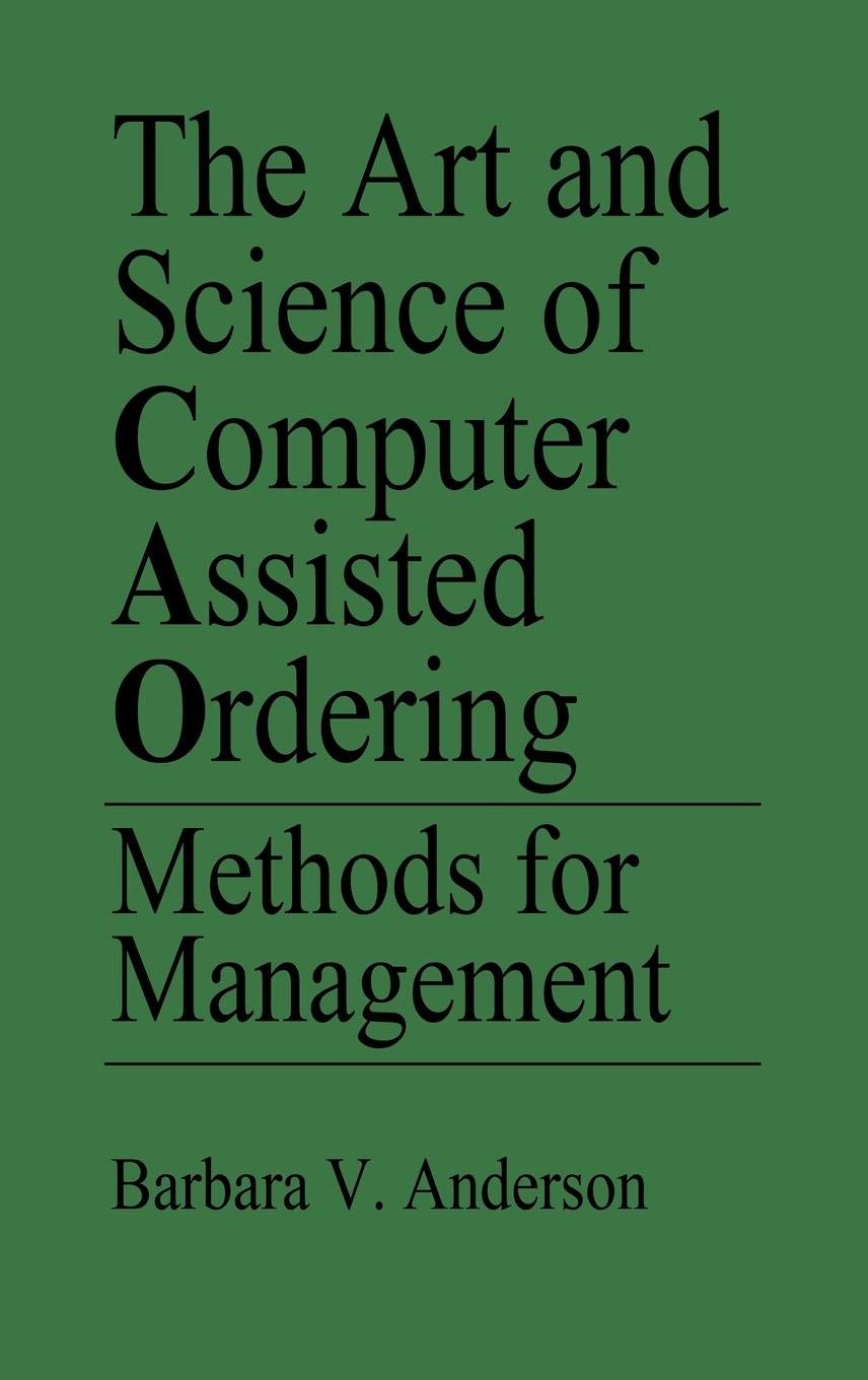 Computer Assisted Ordering: Effective Management Methods & Techniques for Retail & E-commerce Inventory Optimization