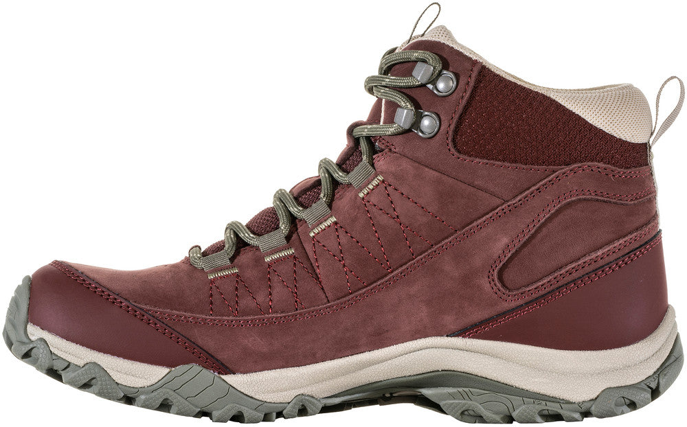 Oboz Ousel Mid B-Dry Wide Women's Hiking Boots - Waterproof & Comfortable for Outdoor Adventures, Trail Walking & Backpacking