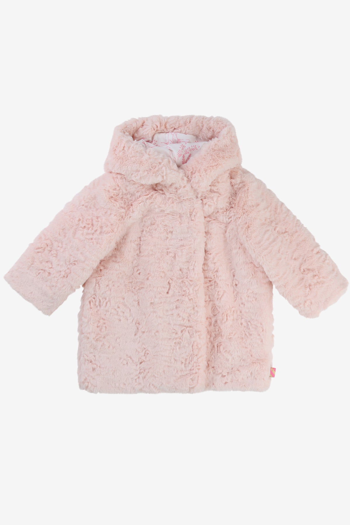 Billieblush Girls' Hooded Faux Fur Winter Coat - Soft & Warm Toddler Outerwear for Cold Weather | Perfect for Snow Days, Playdates & Holiday Photos