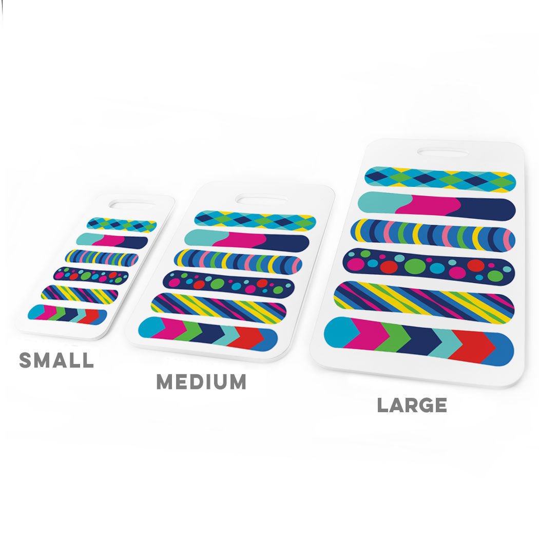 ChalkTalkSPORTS Snowboard Luggage Tag - Durable Snowboard Design Bag Tag with Standard Lines for Easy Identification - Perfect for Travel, Ski Trips & Winter Vacations